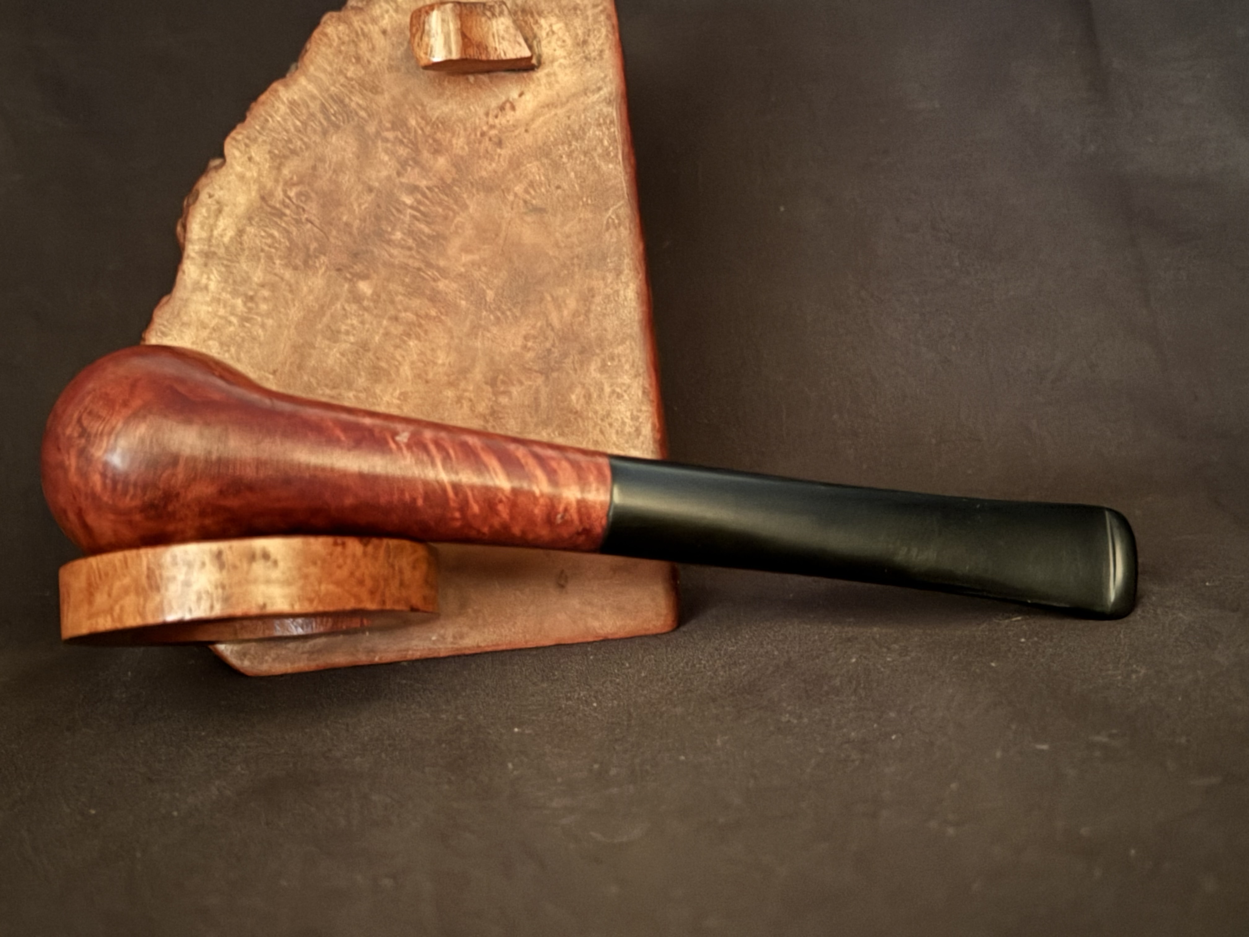 Gordon Medium Size Smooth Straight Billiard Estate Pipe, Vulcanite Tapered Stem, Fishtail Bit, No Filter 6