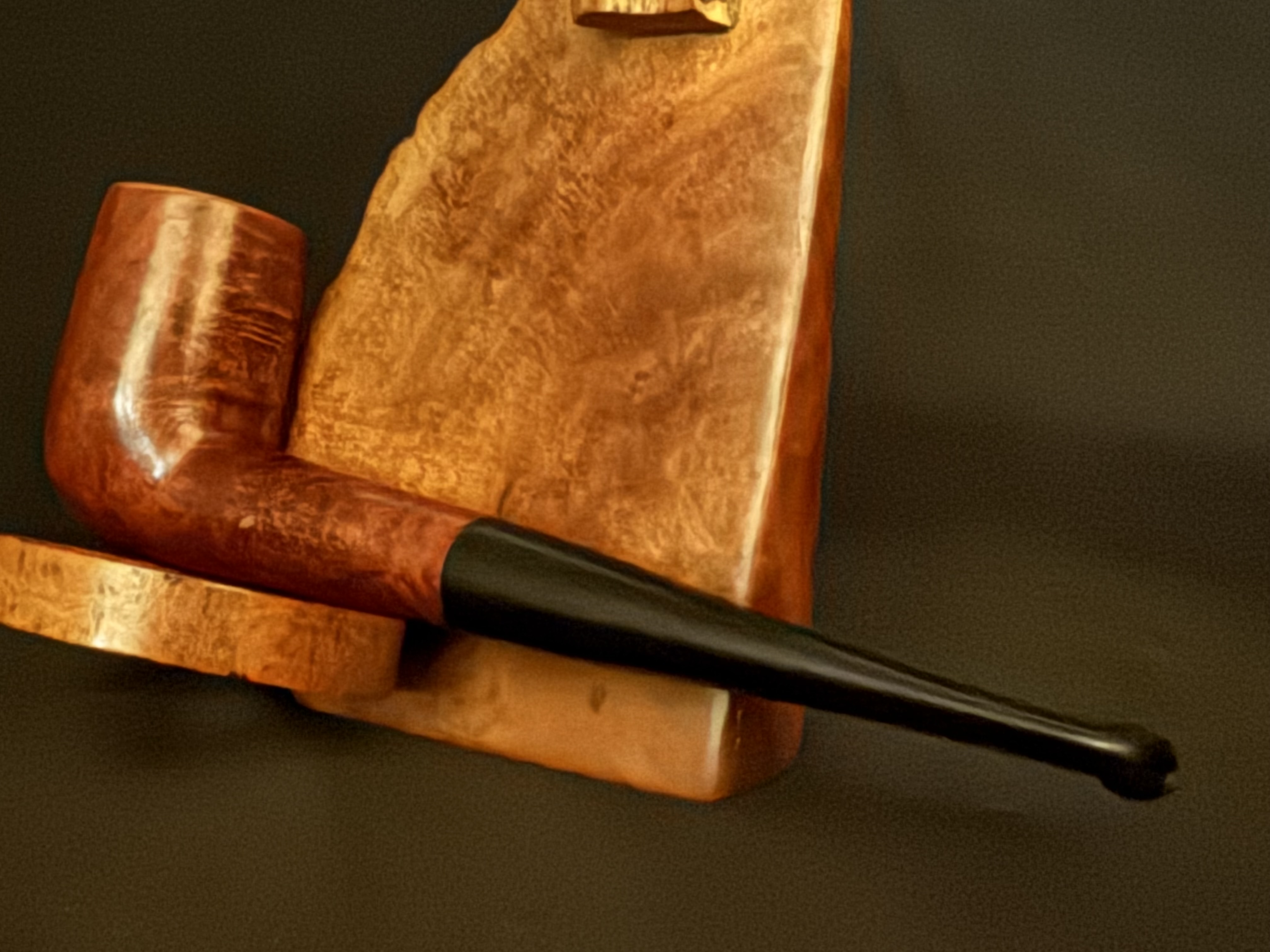 Gordon Medium Size Smooth Straight Billiard Estate Pipe, Vulcanite Tapered Stem, Fishtail Bit, No Filter 8