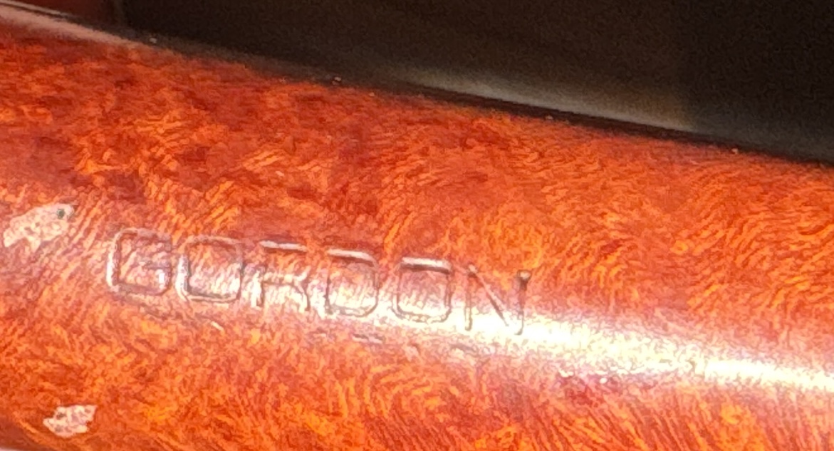 Gordon Medium Size Smooth Straight Billiard Estate Pipe, Vulcanite Tapered Stem, Fishtail Bit, No Filter 10