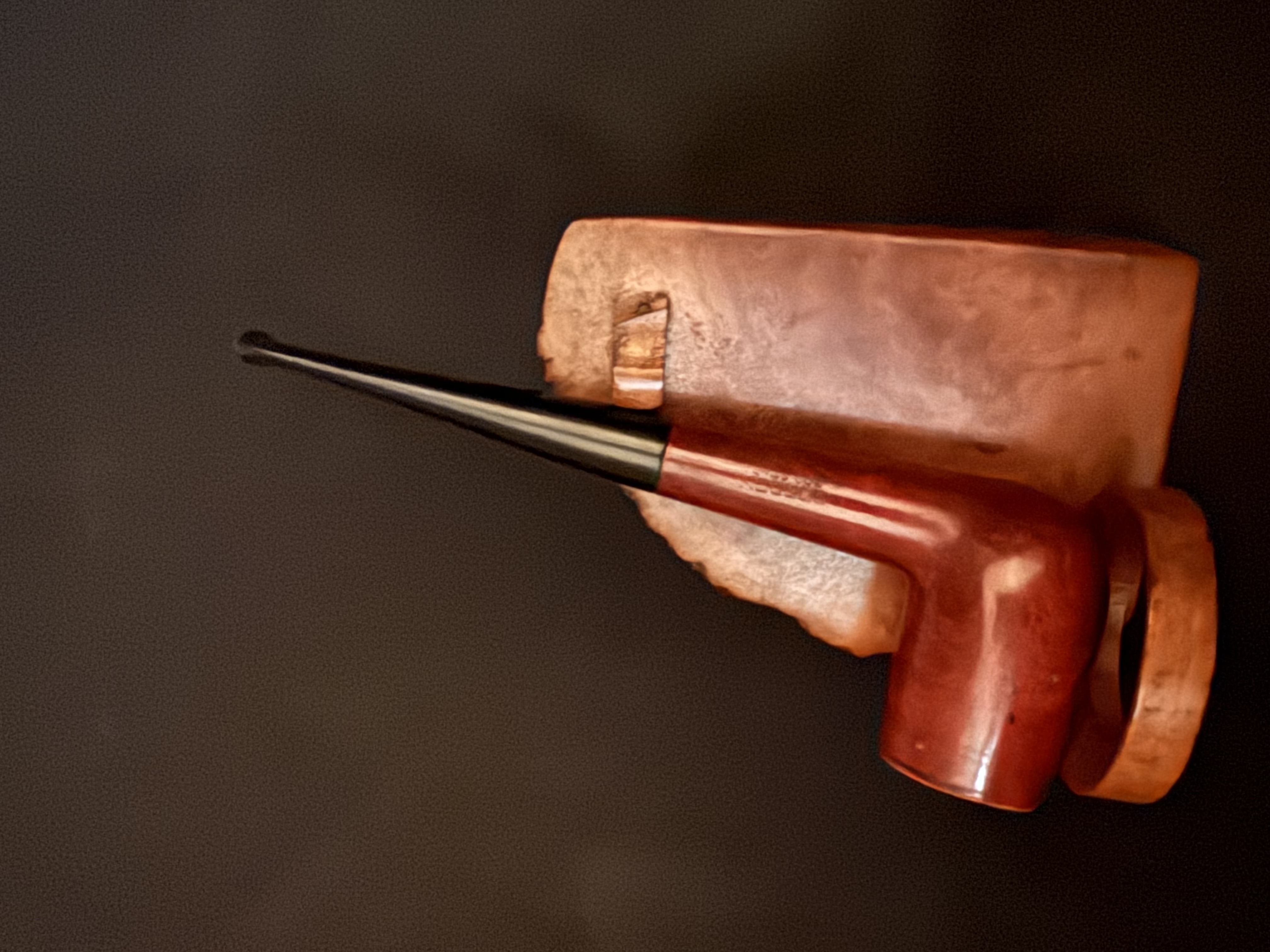 Gordon Top Star Smooth Straight Billiard Estate Pipe, Tall Thin Bowl, Vulcanite Tapered Stem, Fishtail Bit, Fair Condition