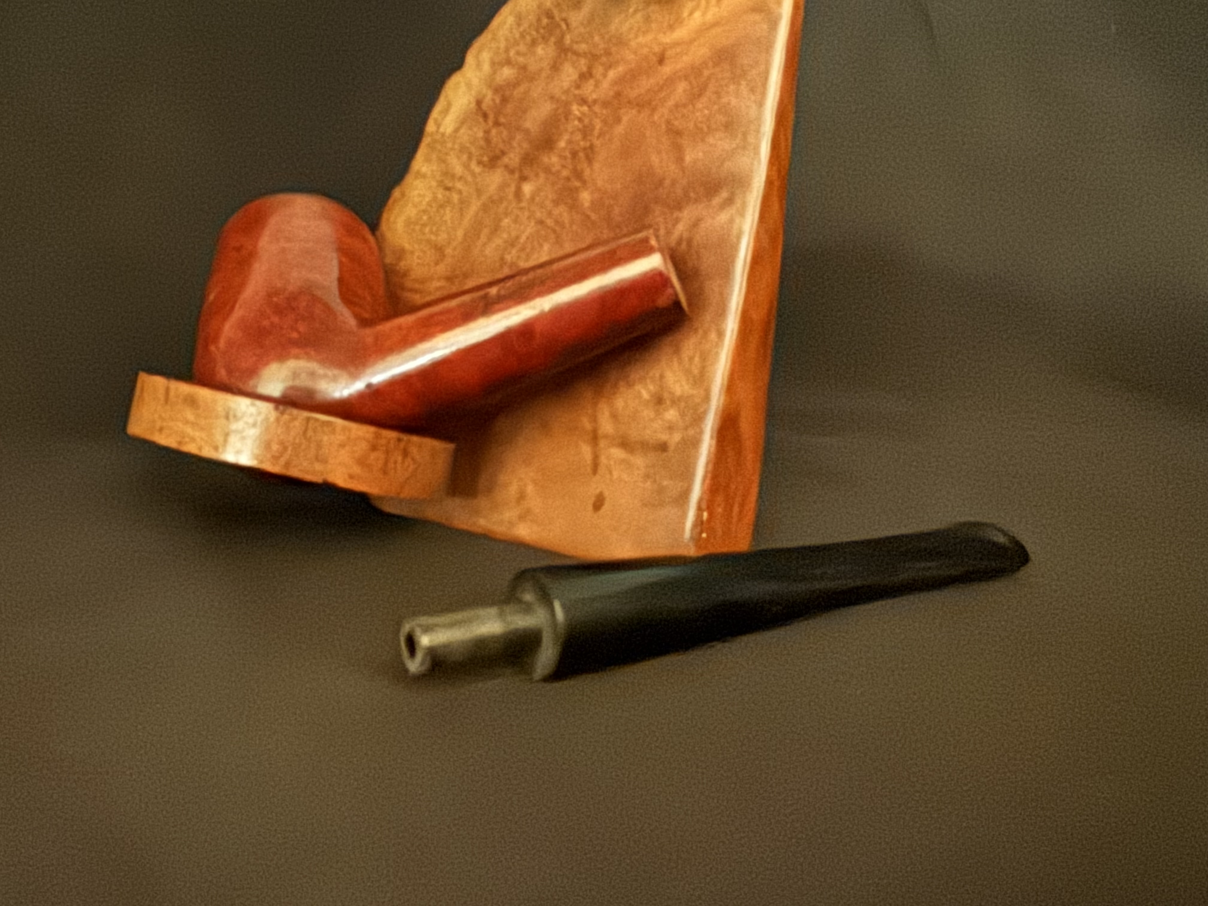 Gordon Top Star Smooth Straight Billiard Estate Pipe, Tall Thin Bowl, Vulcanite Tapered Stem, Fishtail Bit, Fair Condition 8