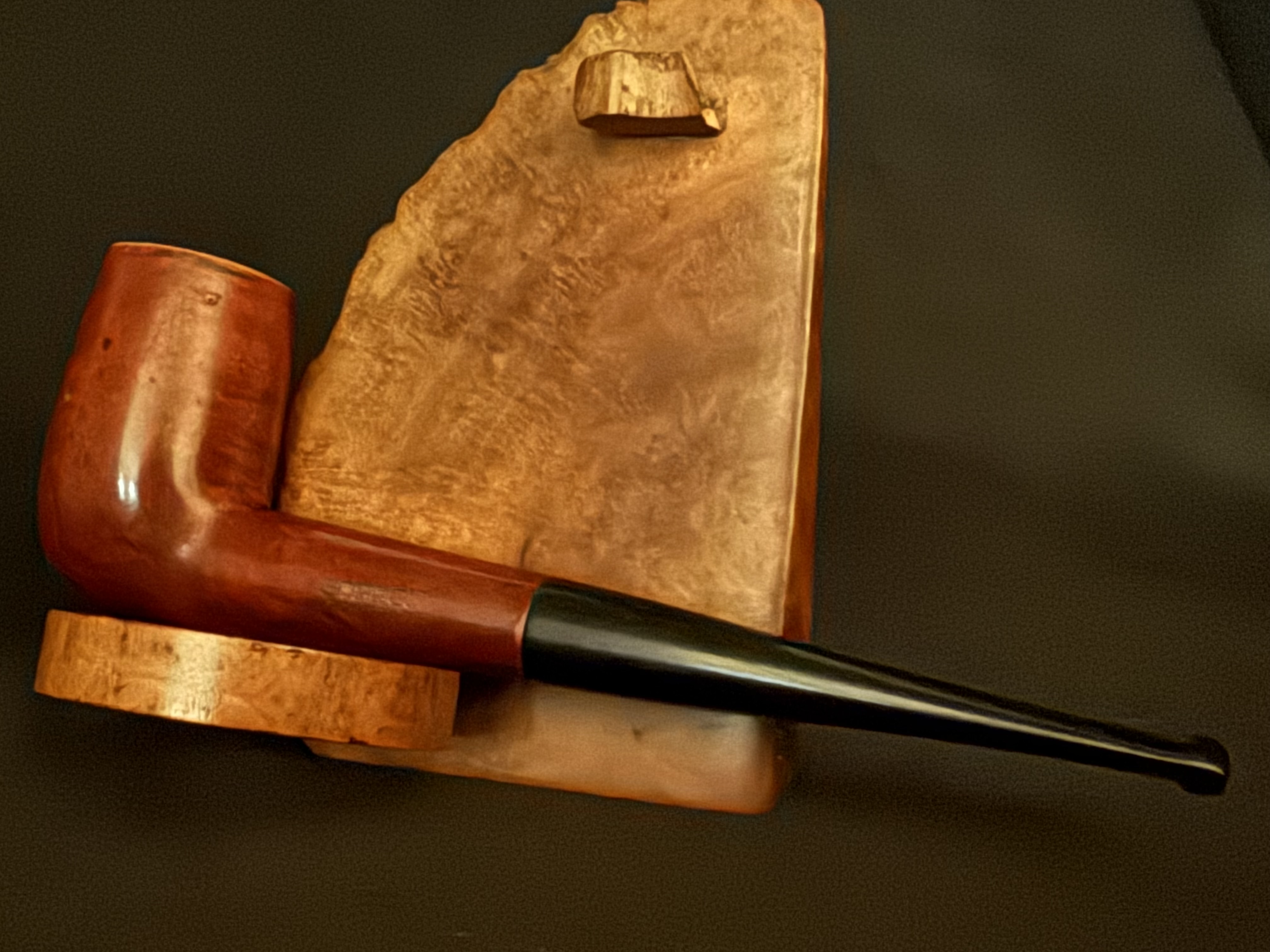 Gordon Top Star Smooth Straight Billiard Estate Pipe, Tall Thin Bowl, Vulcanite Tapered Stem, Fishtail Bit, Fair Condition 9