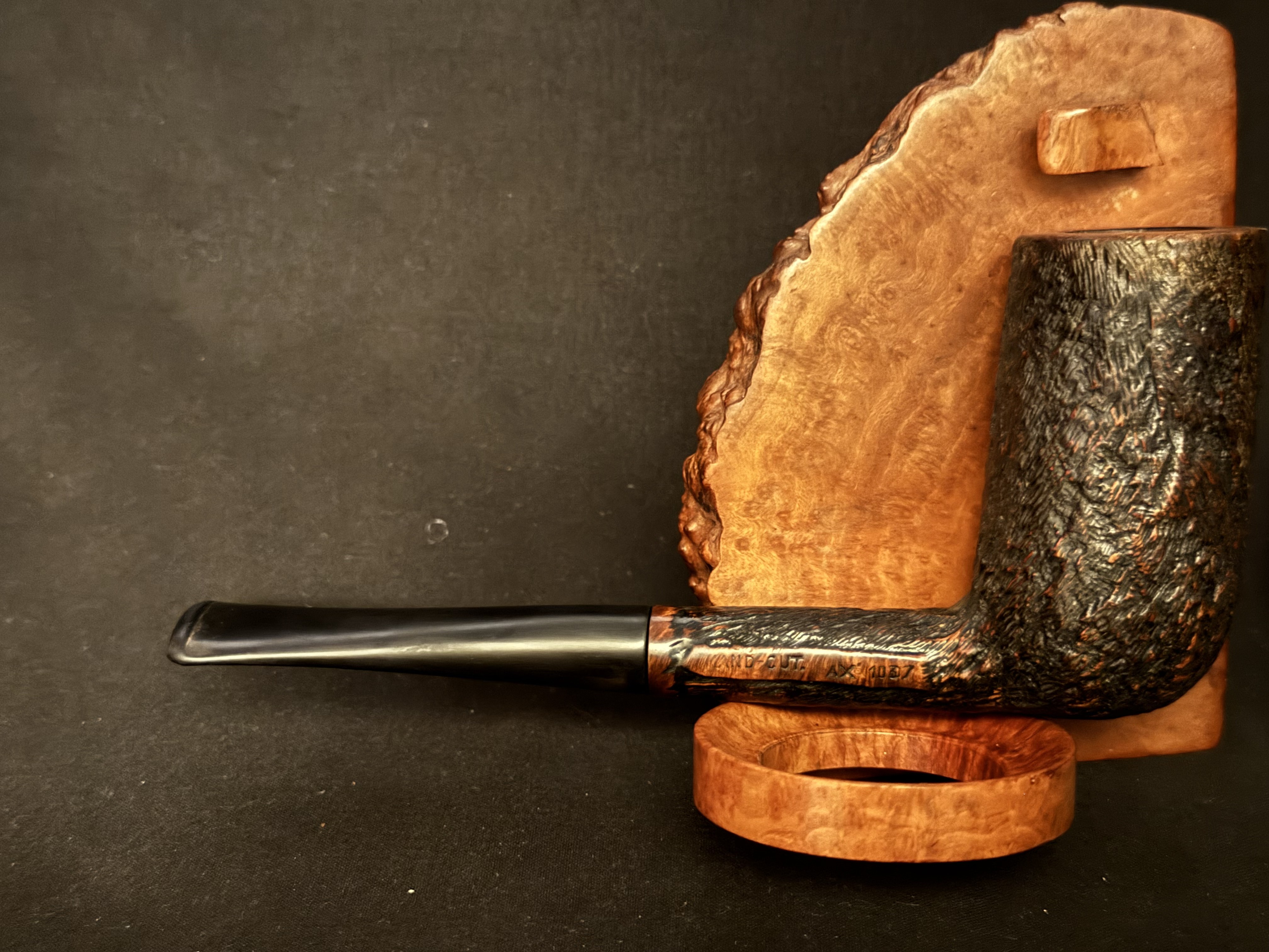 Grakner AX 1187 Sandblast Straight Chimney Estate Pipe 4