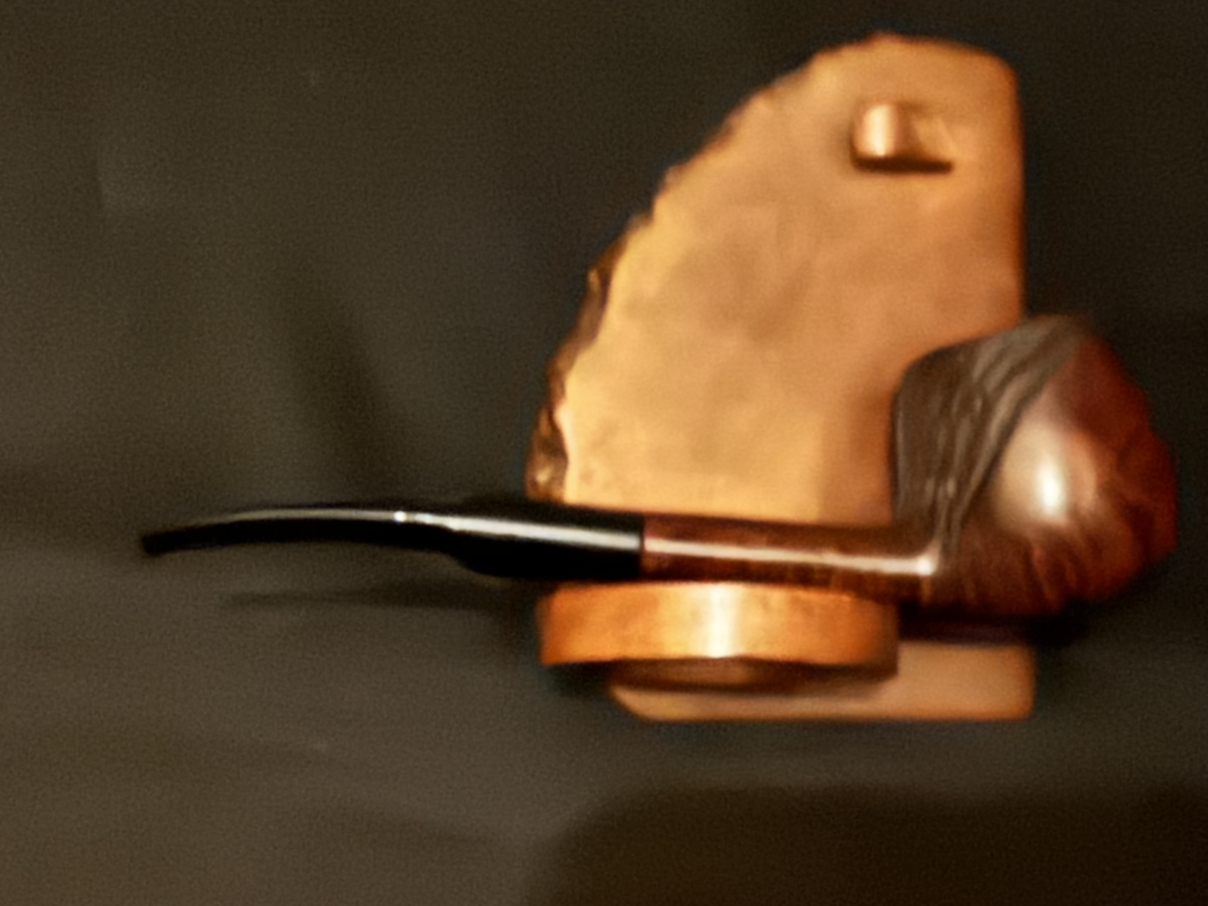 HAF Handmade in Denmark Straight Apple Pot Rustic Finish Danish Estate Pipe 4