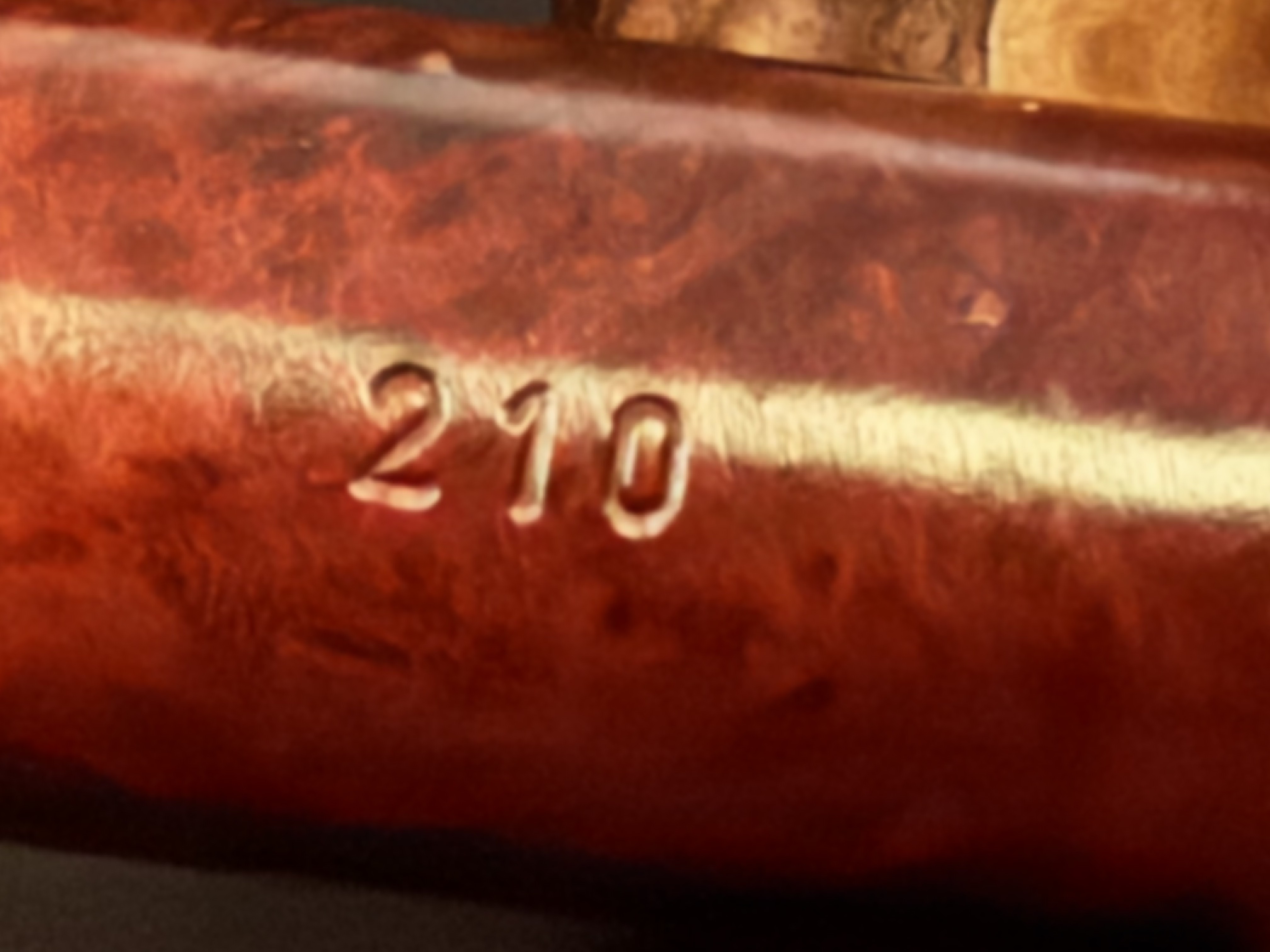 Hilson Oxford (210) Reddish Smooth Straight Billiard Estate Pipe with 9mm Filter 10