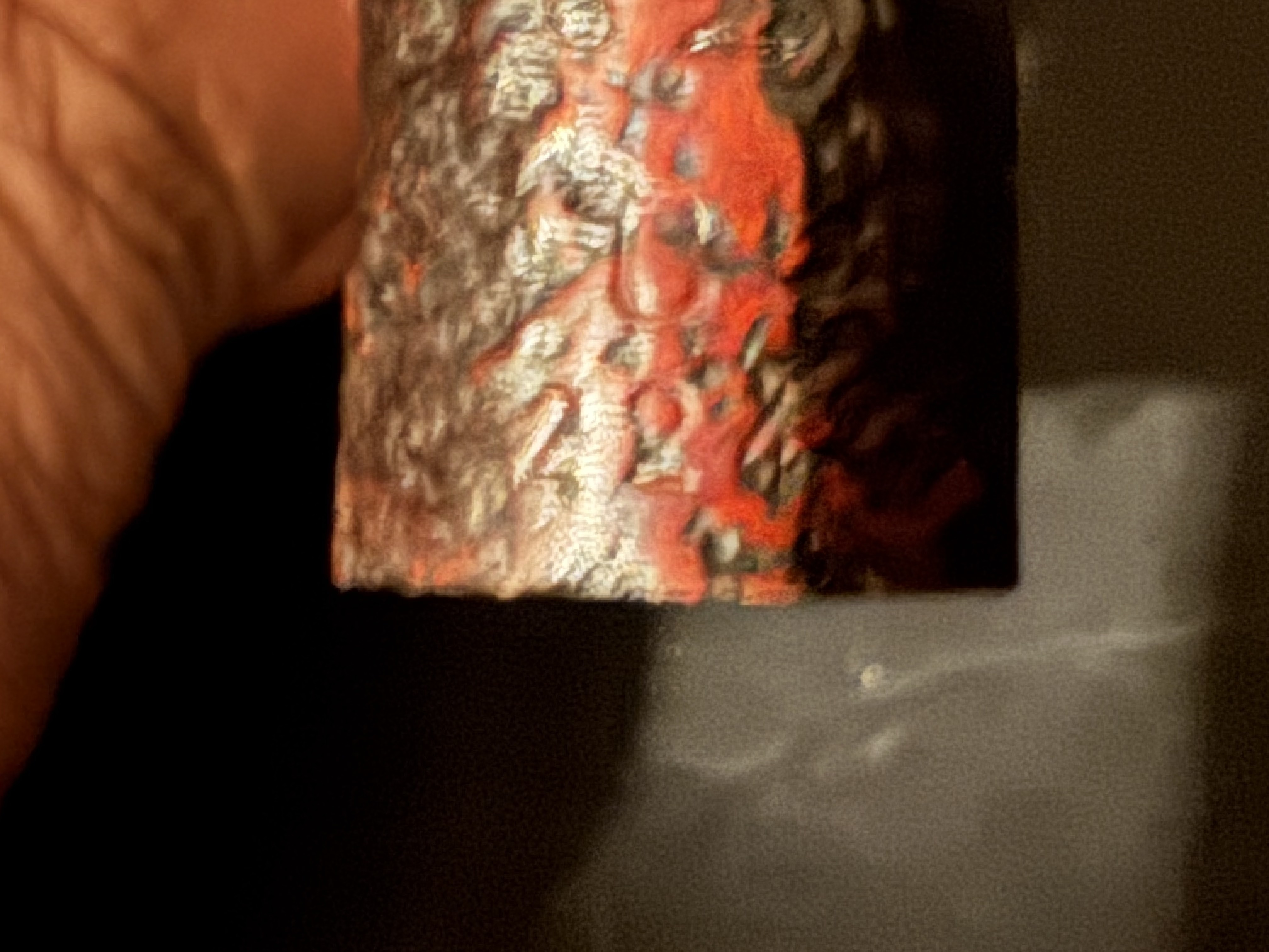 HILSON Sandblast Bent Billiard Estate Pipe - Aluminum Band, Vulcanite Saddle Stem, Fishtail Bit, 9mm Filter, Unsmoked 11