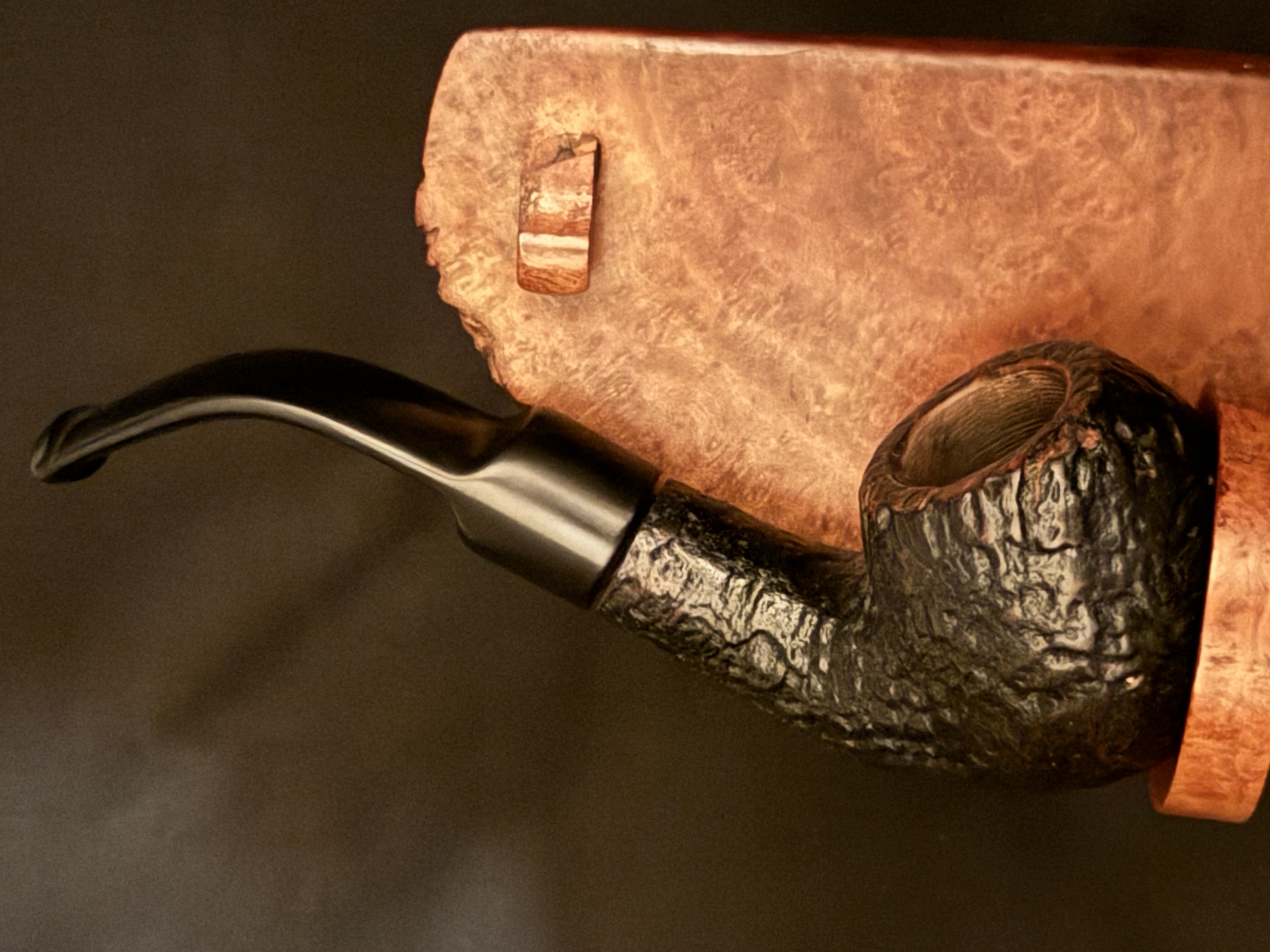 HSB Bruyere Smooth Pot Vulcanite Estate Pipe 2