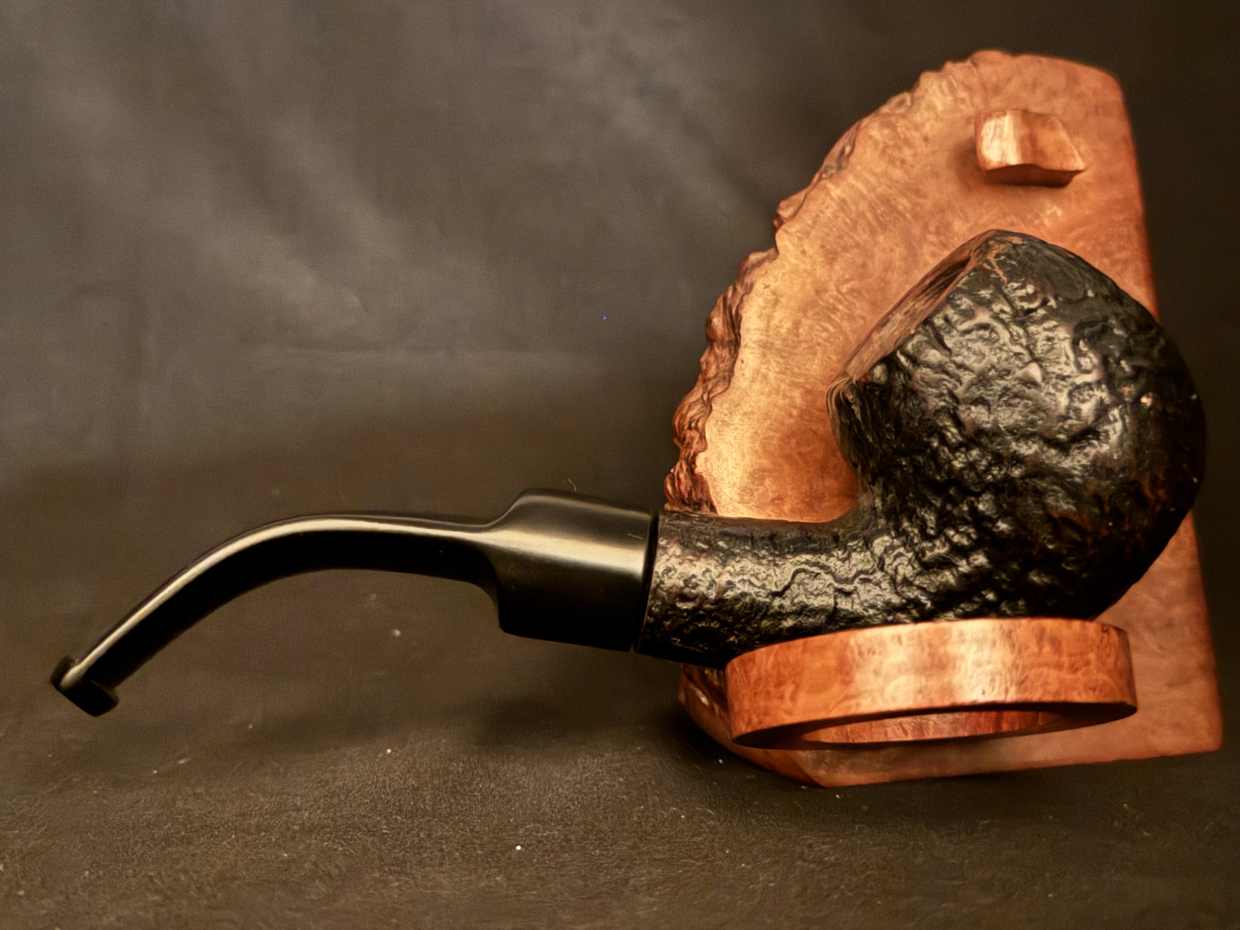 HSB Bruyere Smooth Pot Vulcanite Estate Pipe 4