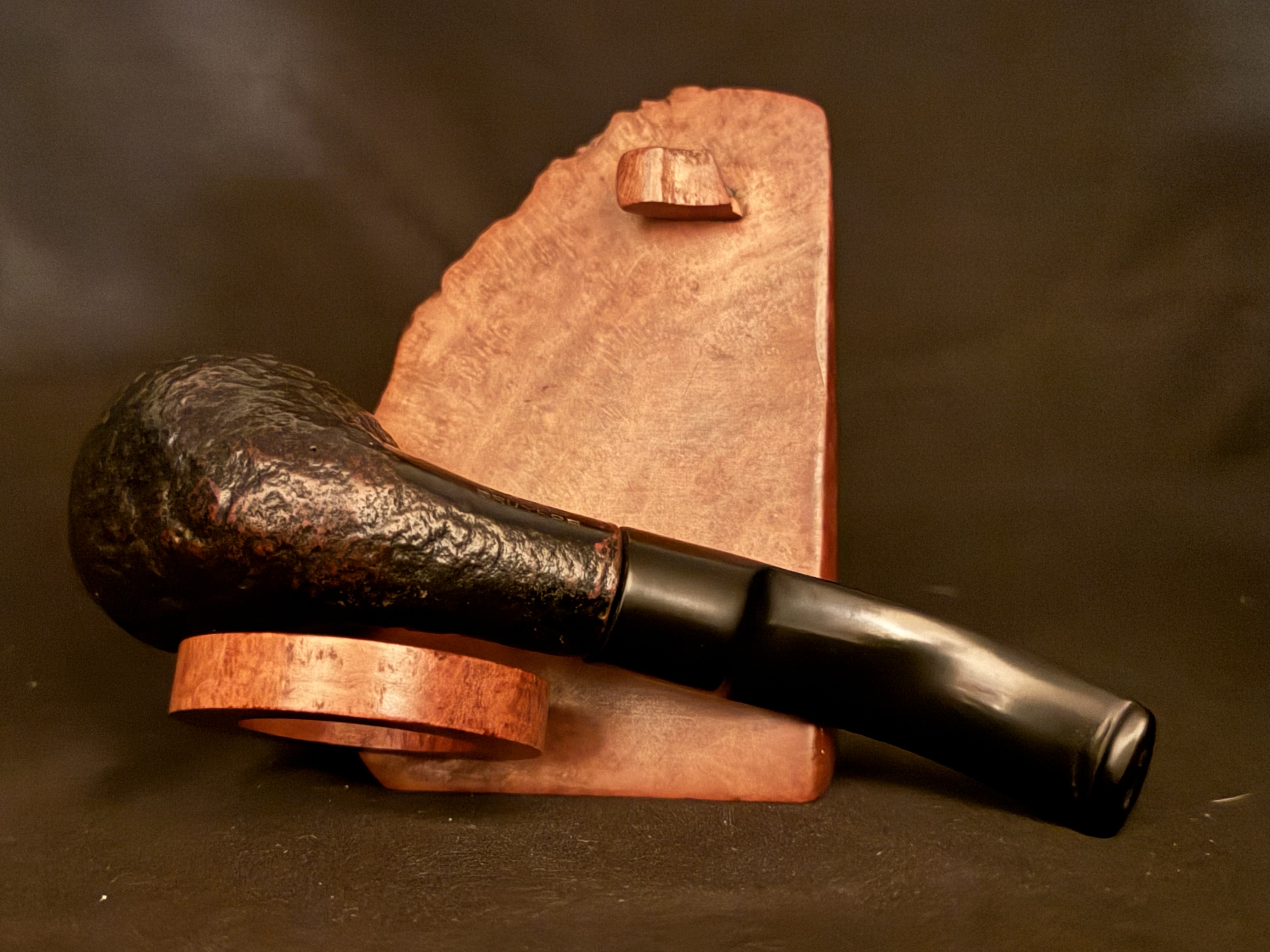 HSB Bruyere Smooth Pot Vulcanite Estate Pipe 6