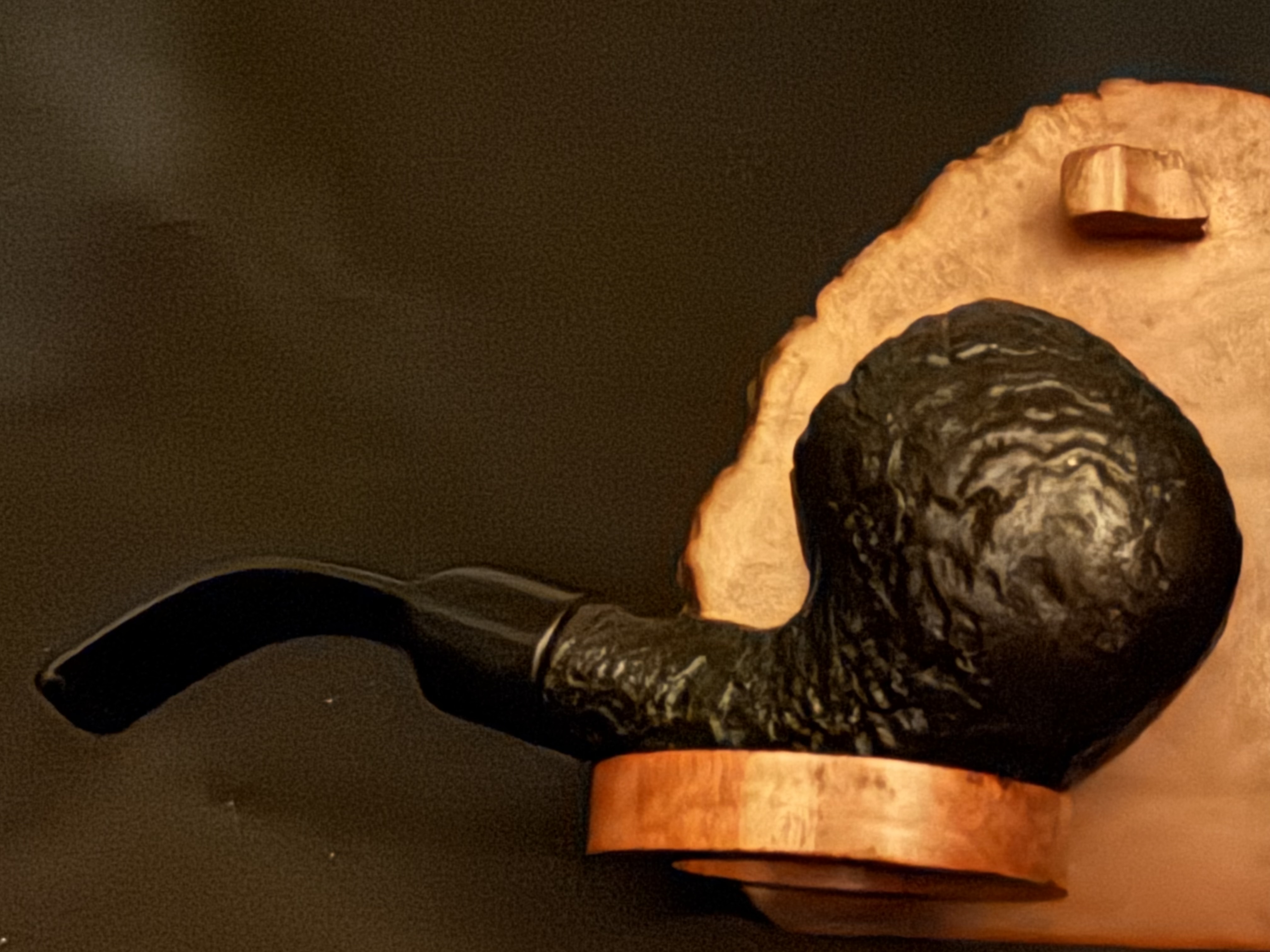 HSB Bruyere Smooth Pot Vulcanite Estate Pipe 7