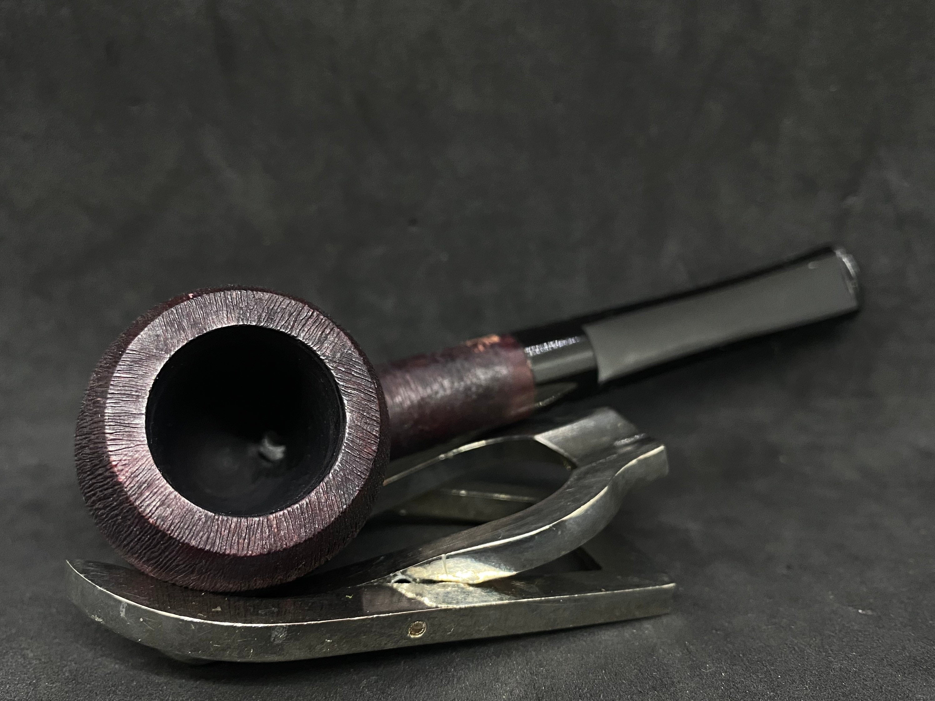 Italian Briar Zenith (83) Pipe: 1955 Unsmoked Brush Finish Billiard 3