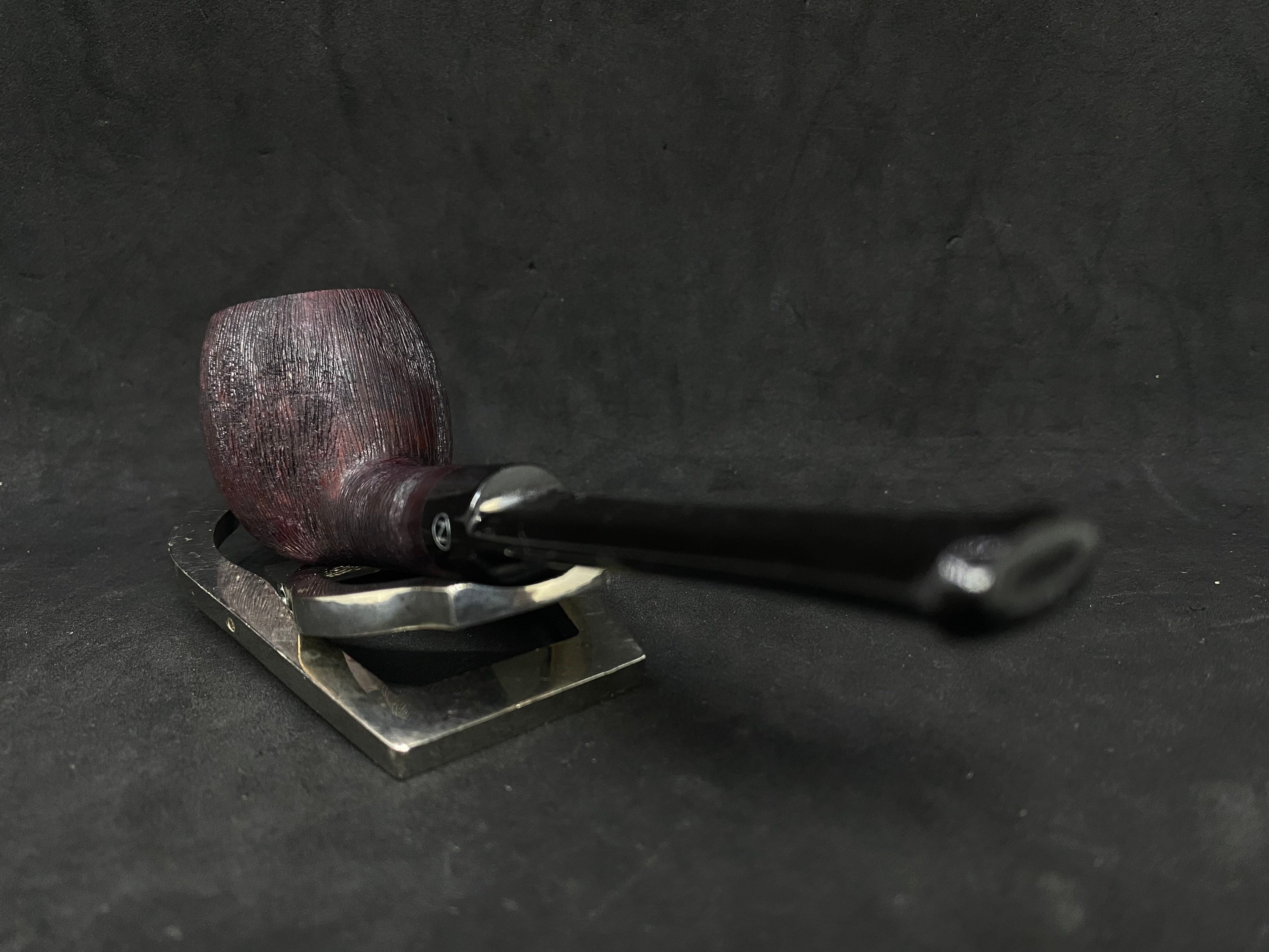 Italian Briar Zenith (83) Pipe: 1955 Unsmoked Brush Finish Billiard 5