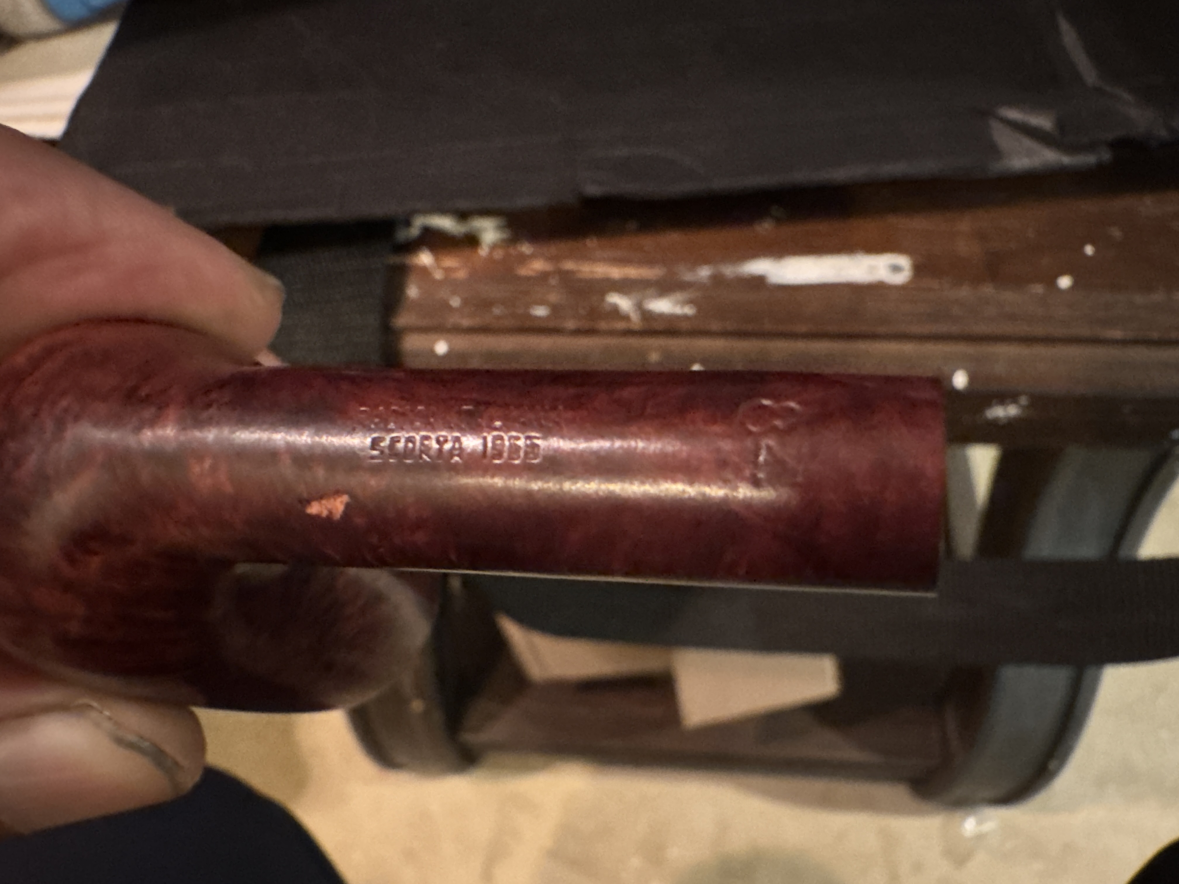 Italian Estate Zenith (84) Italian Briar Stock 1955 Smooth Straight Billiard Pipe 12