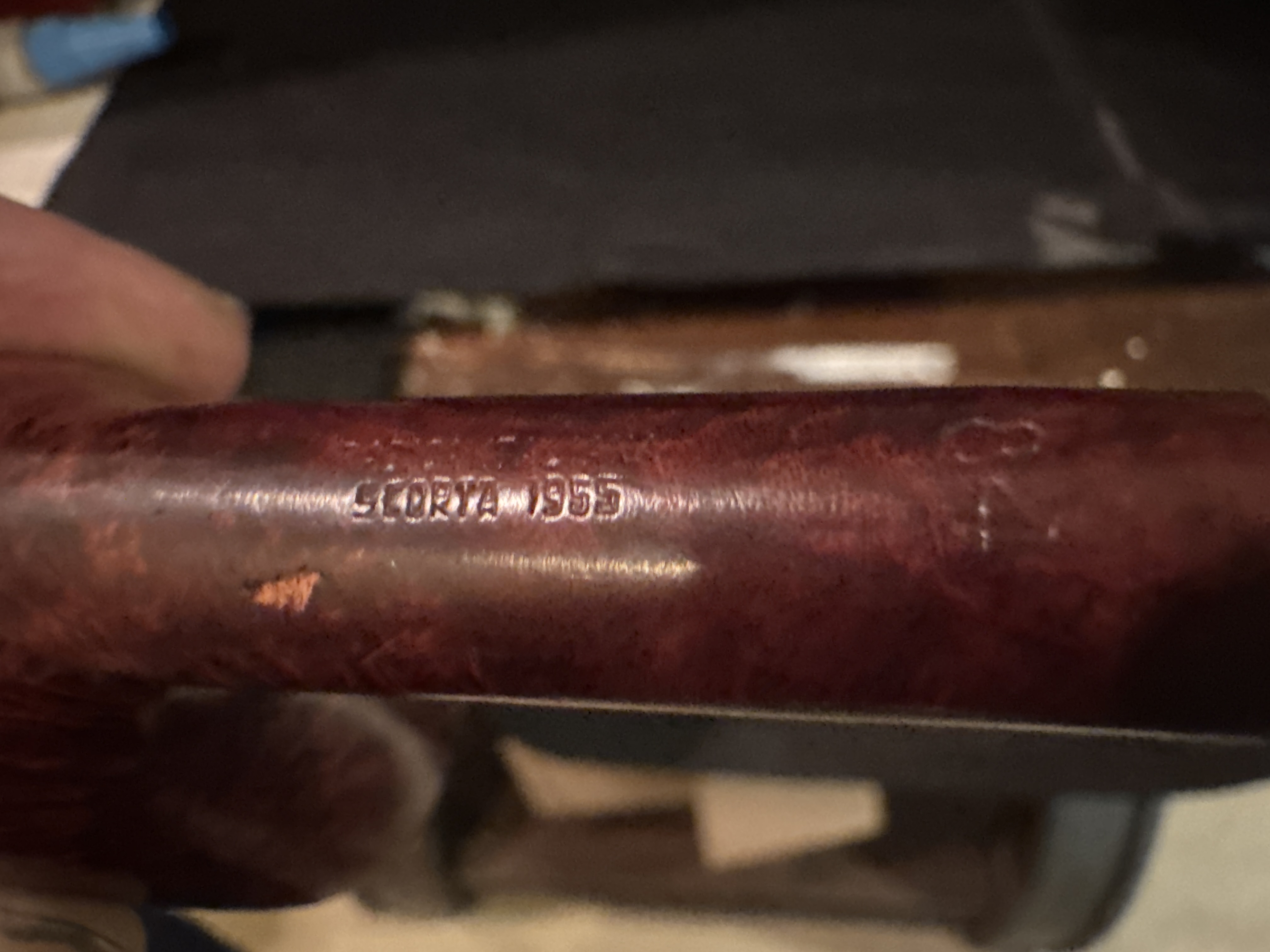Italian Estate Zenith (84) Italian Briar Stock 1955 Smooth Straight Billiard Pipe 10