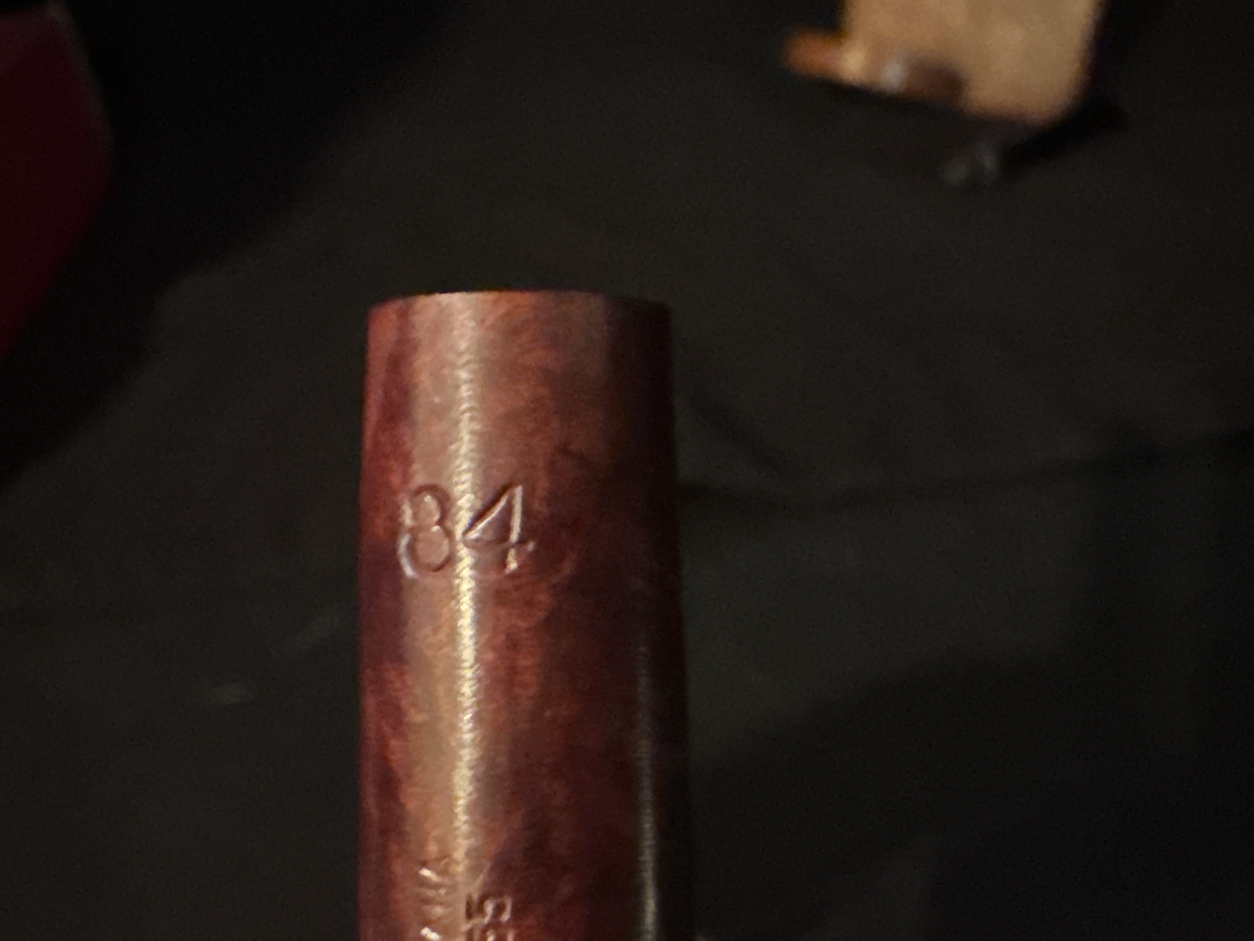 Italian Estate Zenith (84) Italian Briar Stock 1955 Smooth Straight Billiard Pipe 11