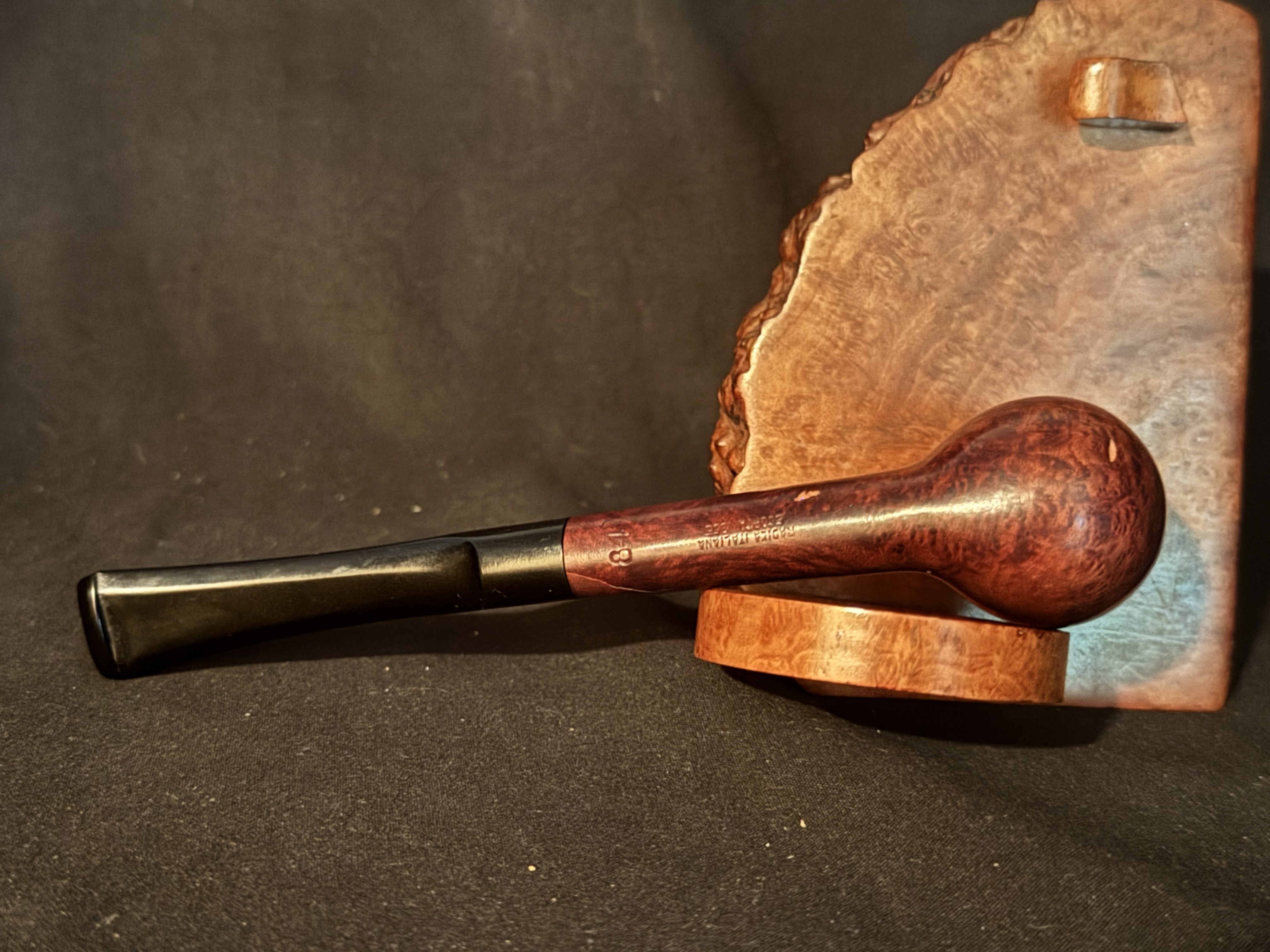 Italian Estate Zenith (84) Italian Briar Stock 1955 Smooth Straight Billiard Pipe 6