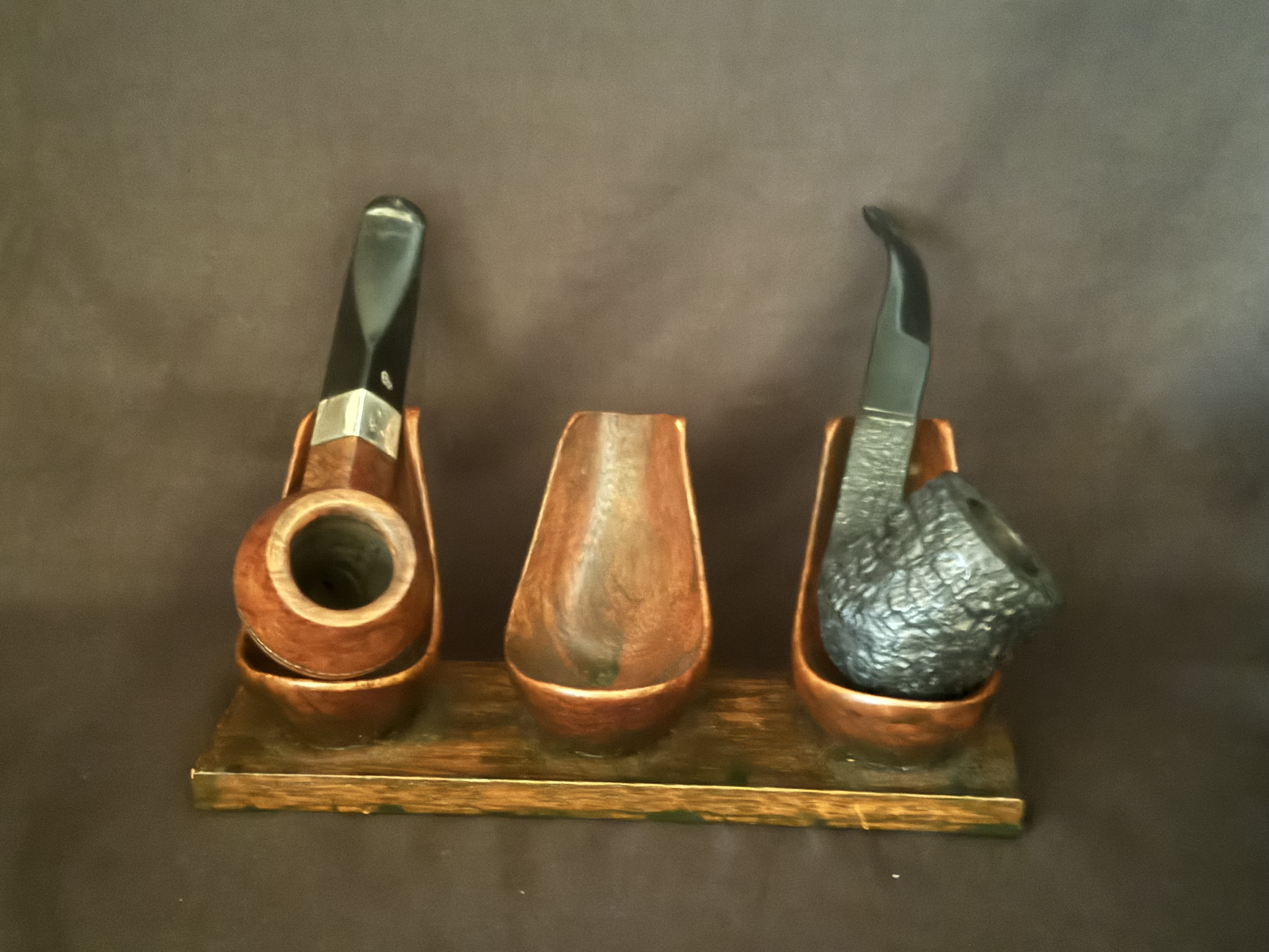 Italian RO EL SMOKING PIPE STAND FOR 3 Pipes 6