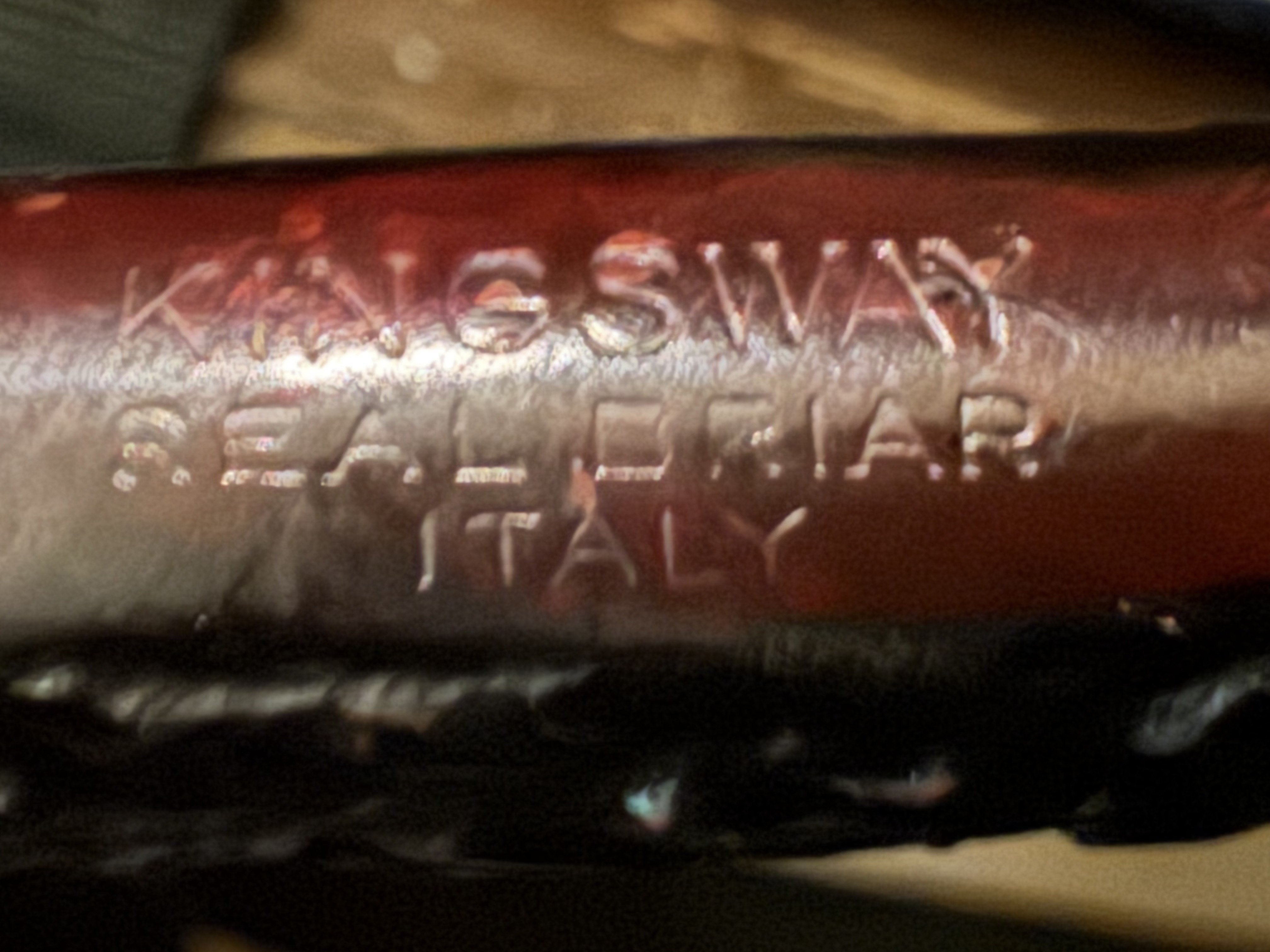 Kingsway Real Briar Italy Rusticated Straight Dublin Pipe - New Old Stock, Unsmoked Estate Pipe 10