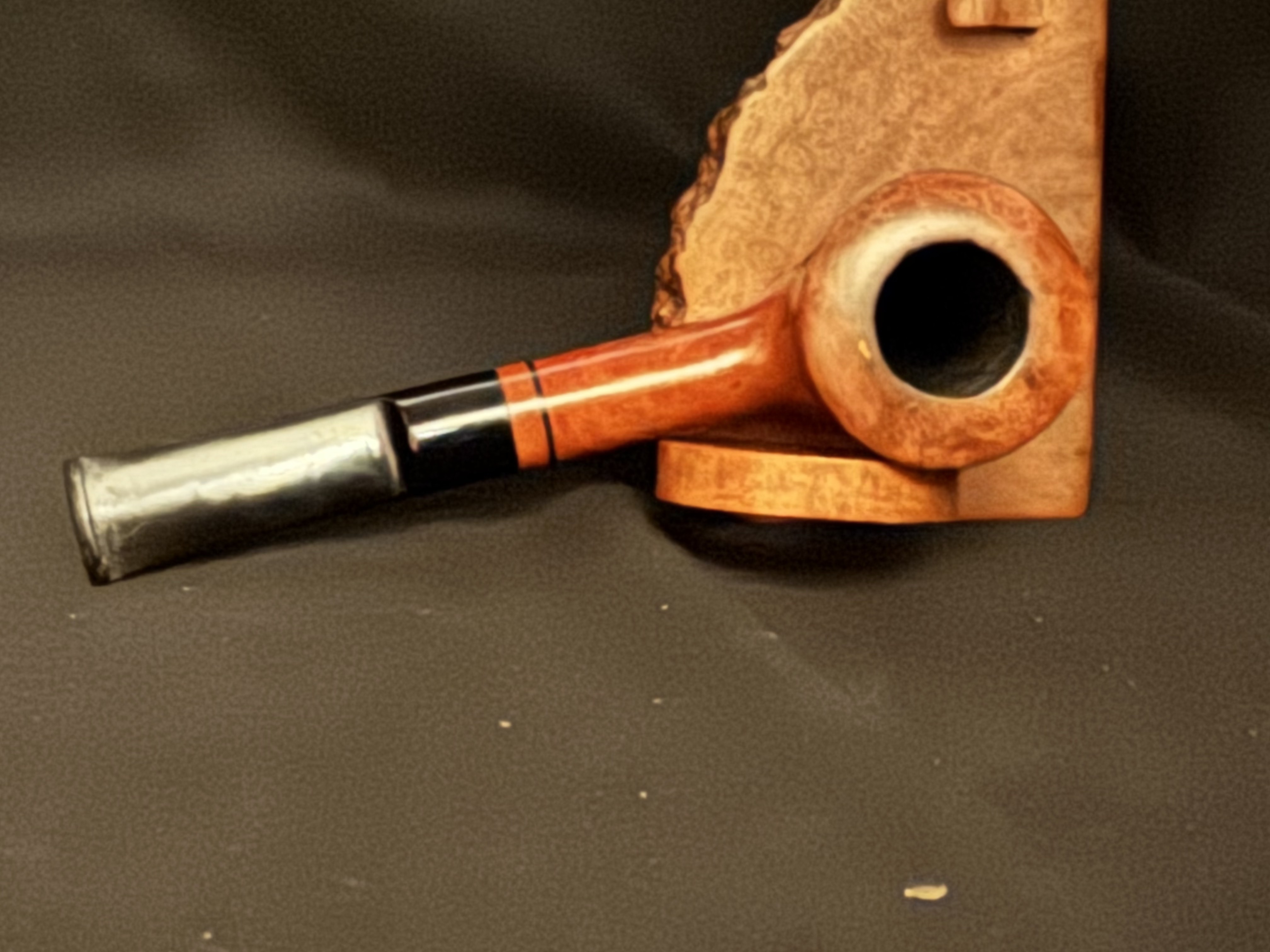 Jean Claude Smooth Sandblast Dublin Estate Pipe 9mm Filter Fishtail Stem 5