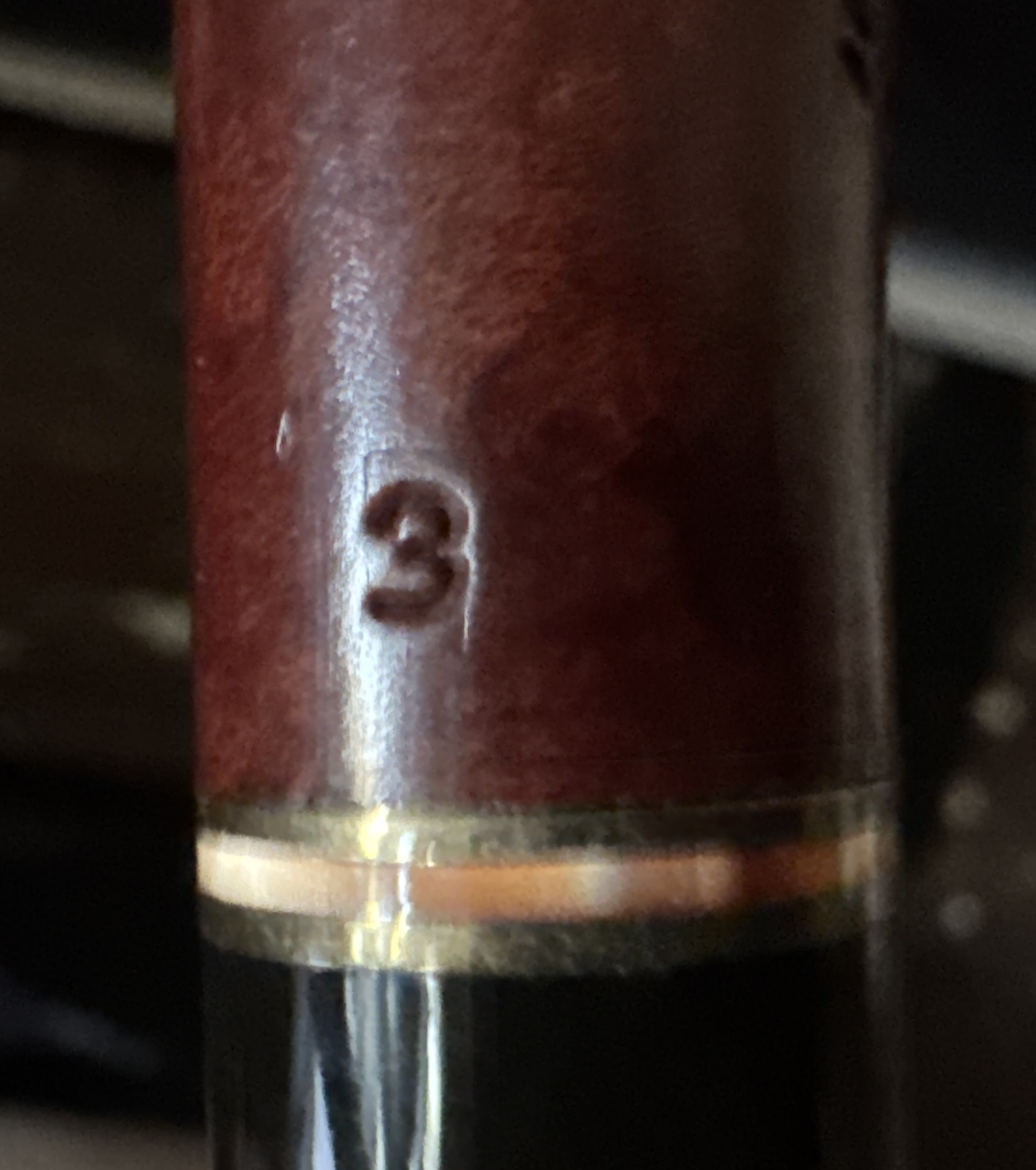 Jean Claude 3 Unsmoked Smooth Horn Pipe - Amber Acrylic Stem, 9mm 15