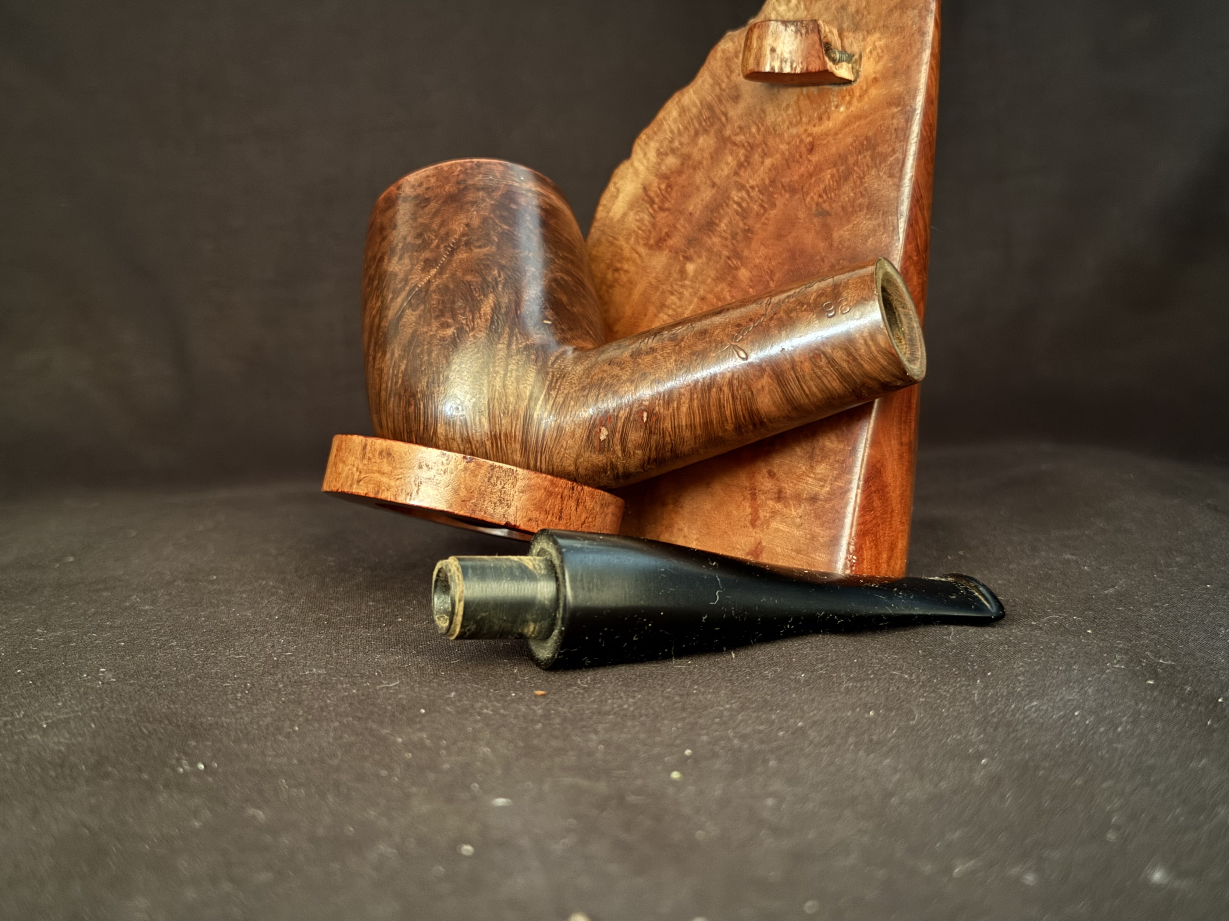 Jean Lacroix Nizza 98 Large Smooth Billiard Pipe - No Filter 8