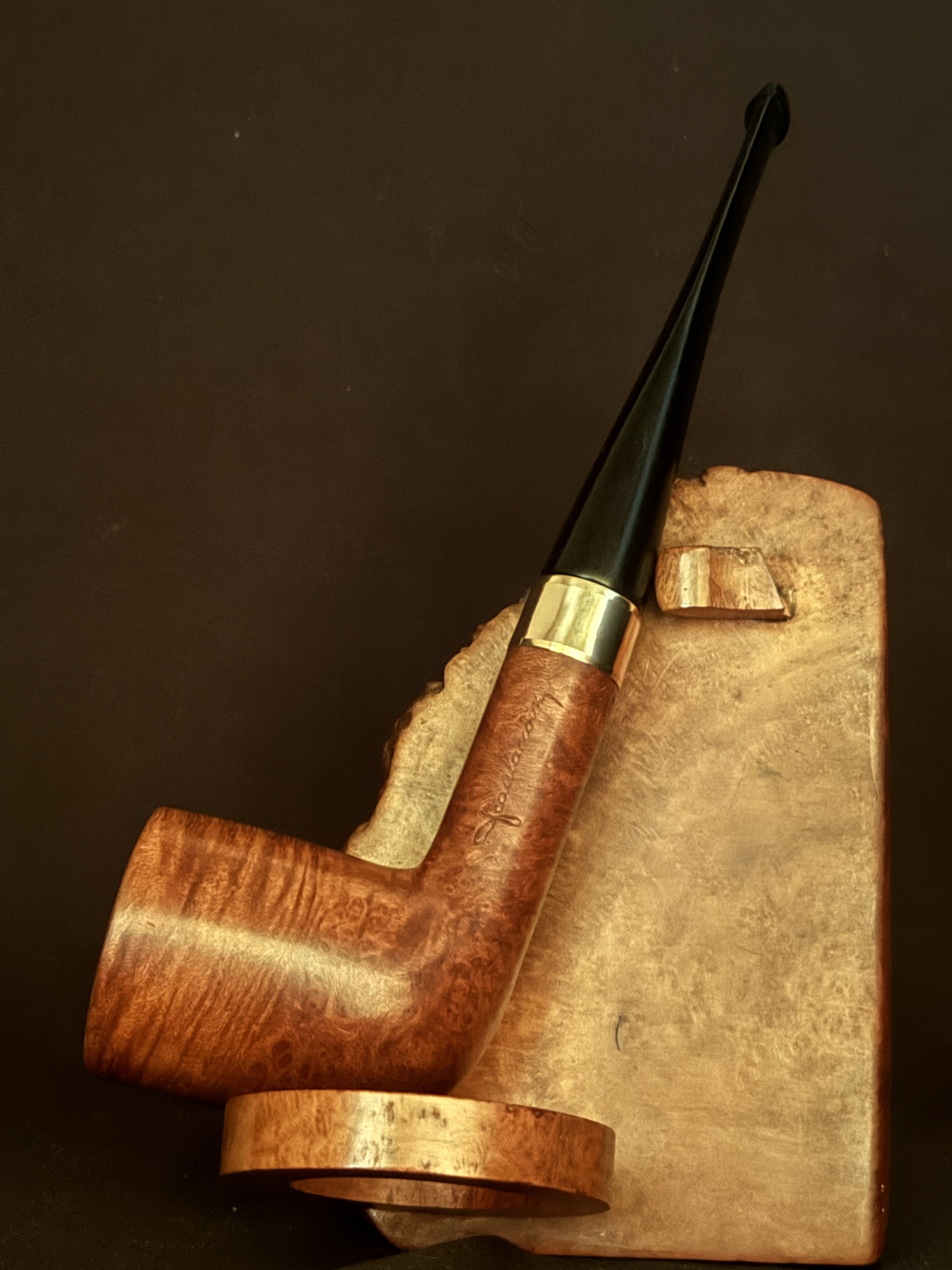 Jean Lacroix Maitre Pipier St Claude Smooth Straight Billiard Estate Pipe