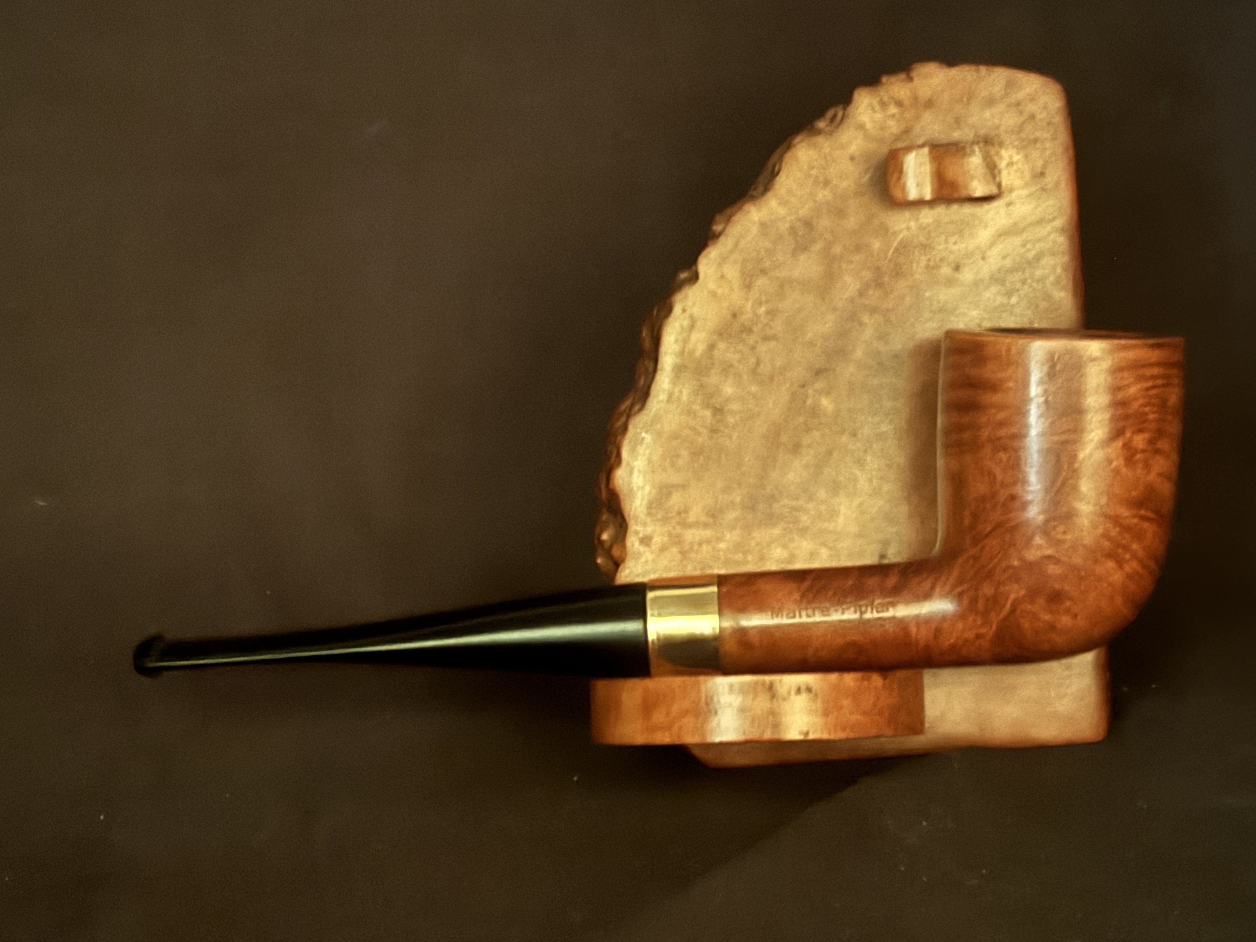 Jean Lacroix Maitre Pipier St Claude Smooth Straight Billiard Estate Pipe 4