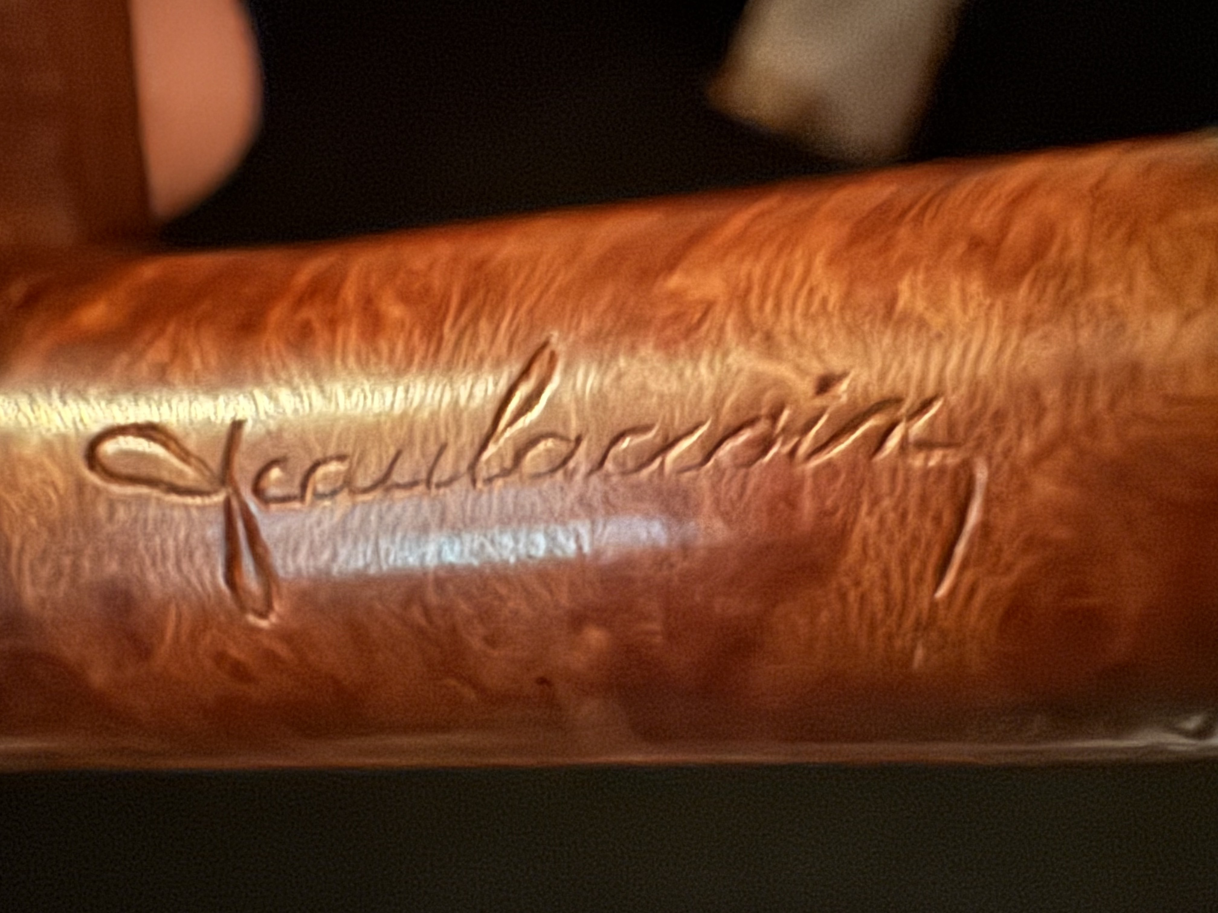 Jean Lacroix Maitre Pipier St Claude Smooth Straight Billiard Estate Pipe 10