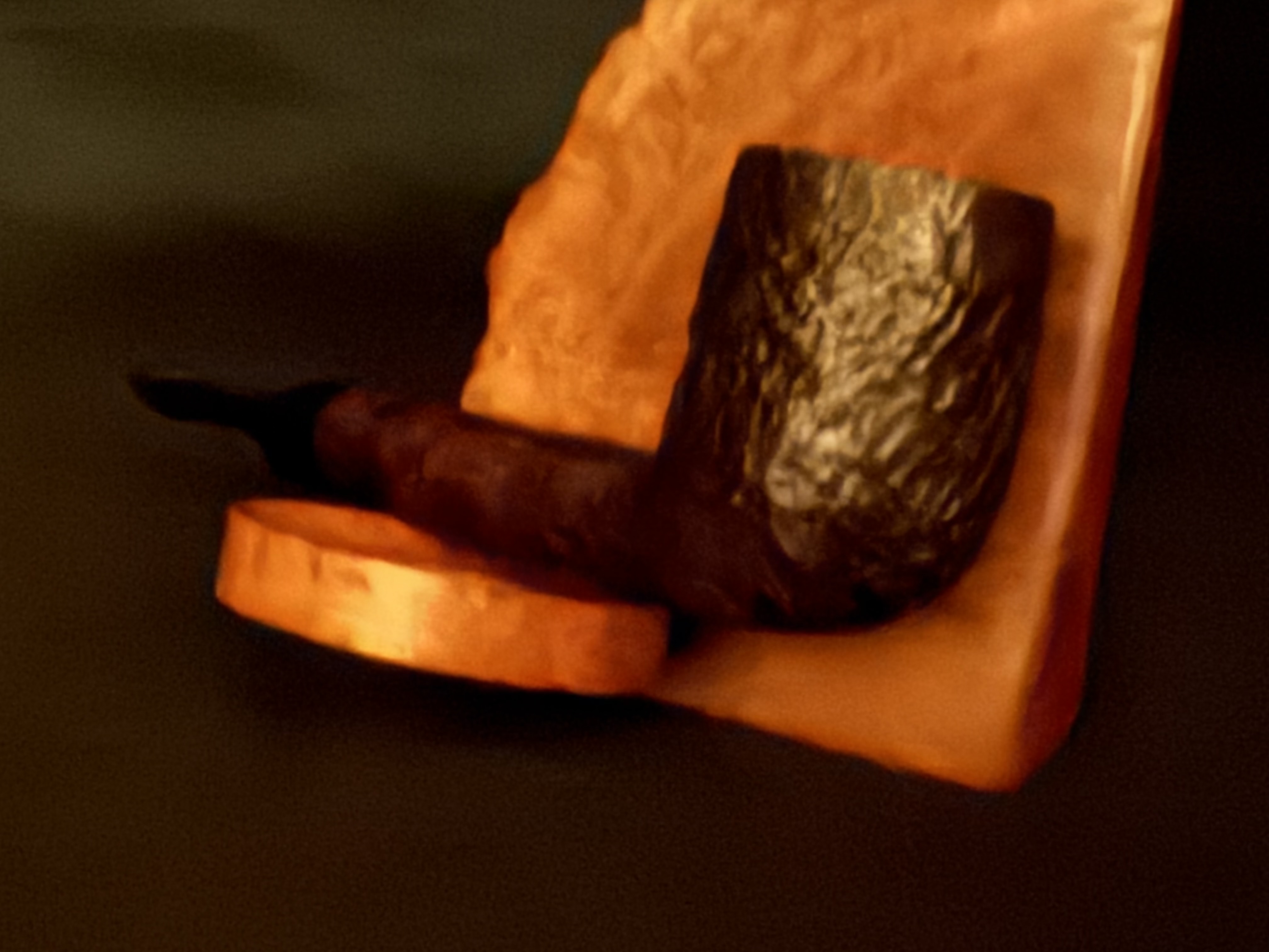 Peterson Kapruf 53 Sandblasted Smooth Vulcanite Saddle Stem 1996 Estate Pipe 8