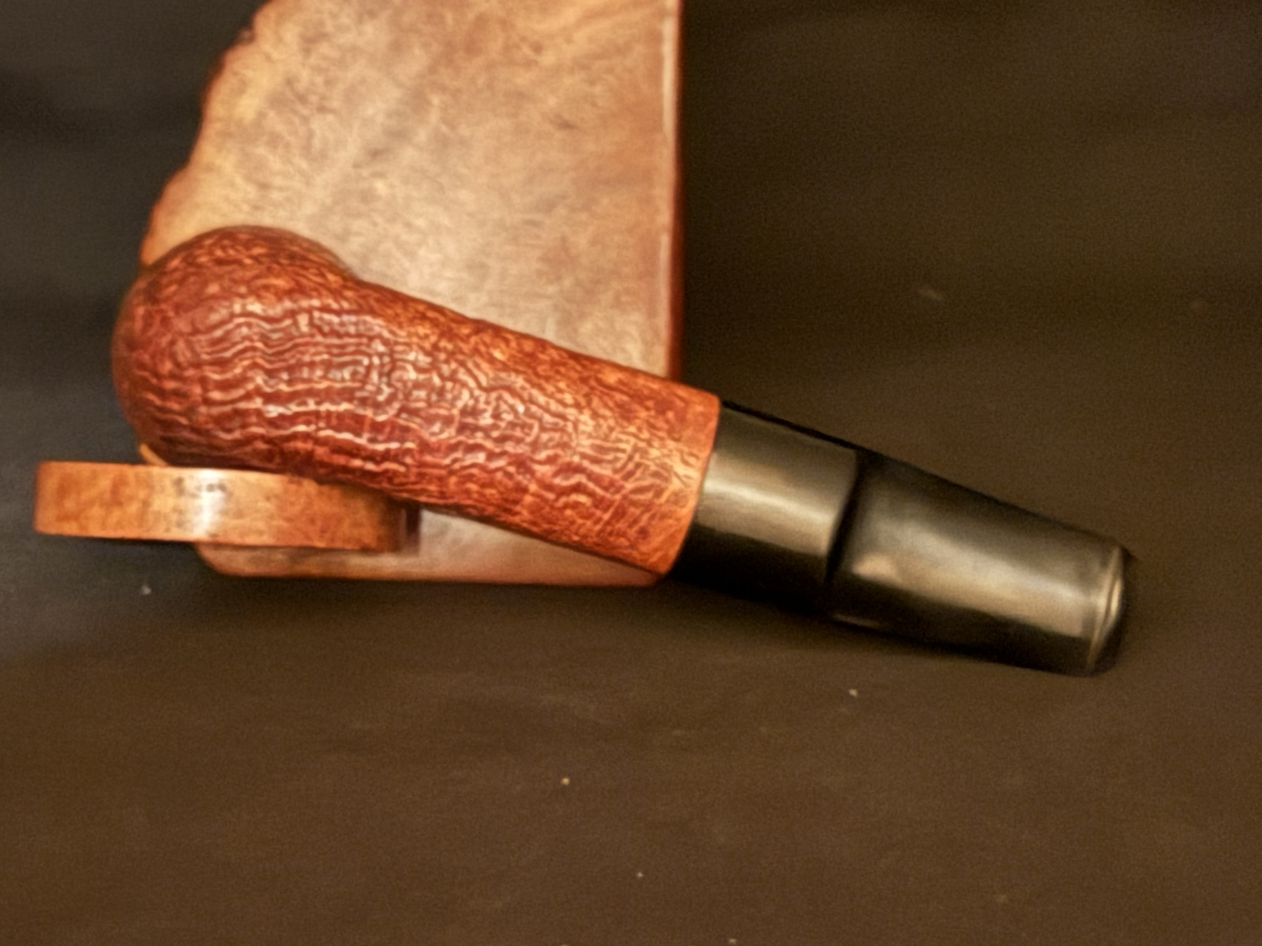 Kriswill Bernadotte Handmade Denmark Sandblast Straight Dublin Pot Vulcanite Fishtail Mouthpiece Estate Pipe 6