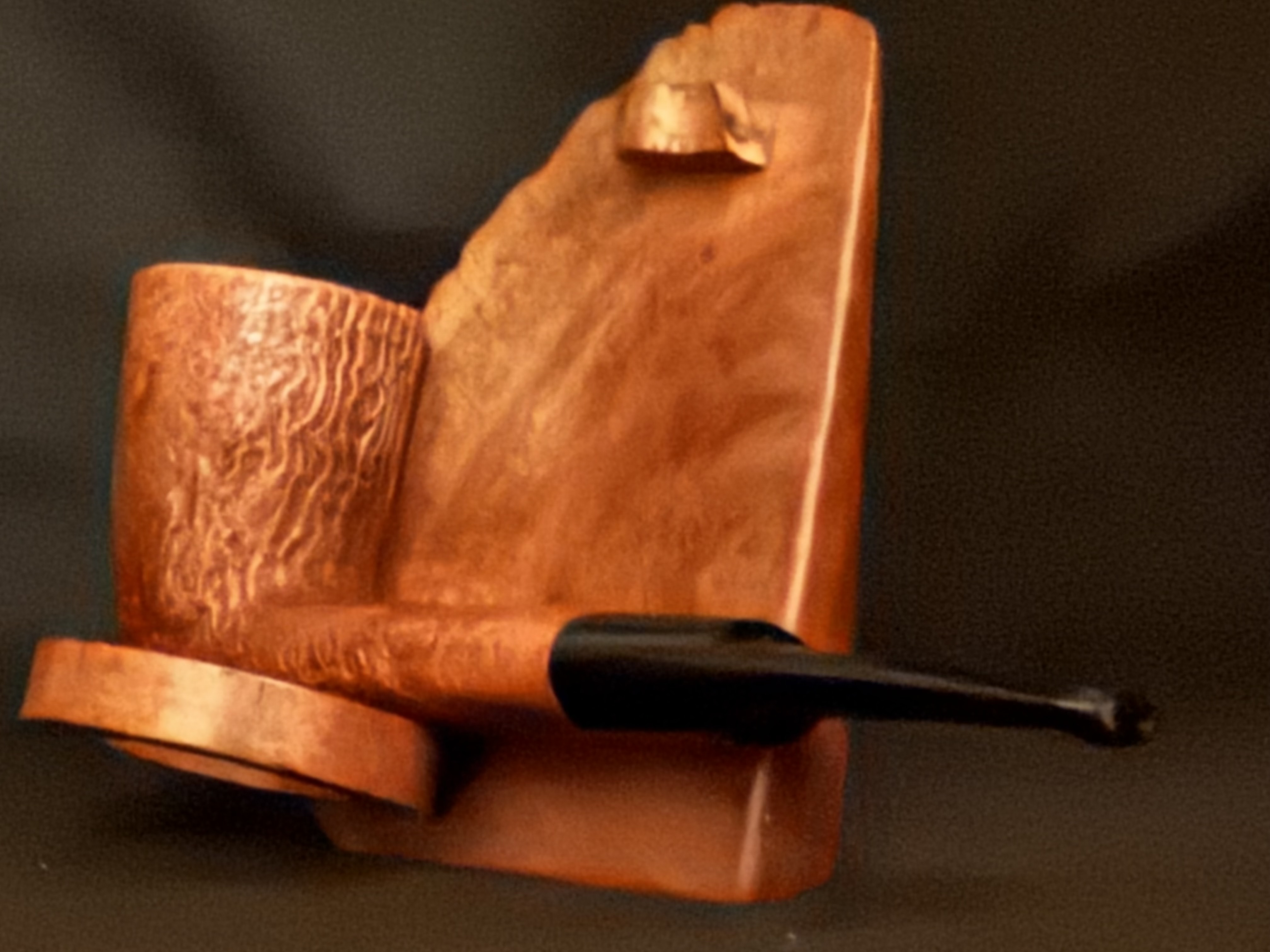 Kriswill Bernadotte Handmade Denmark Sandblast Straight Dublin Pot Vulcanite Fishtail Mouthpiece Estate Pipe 8