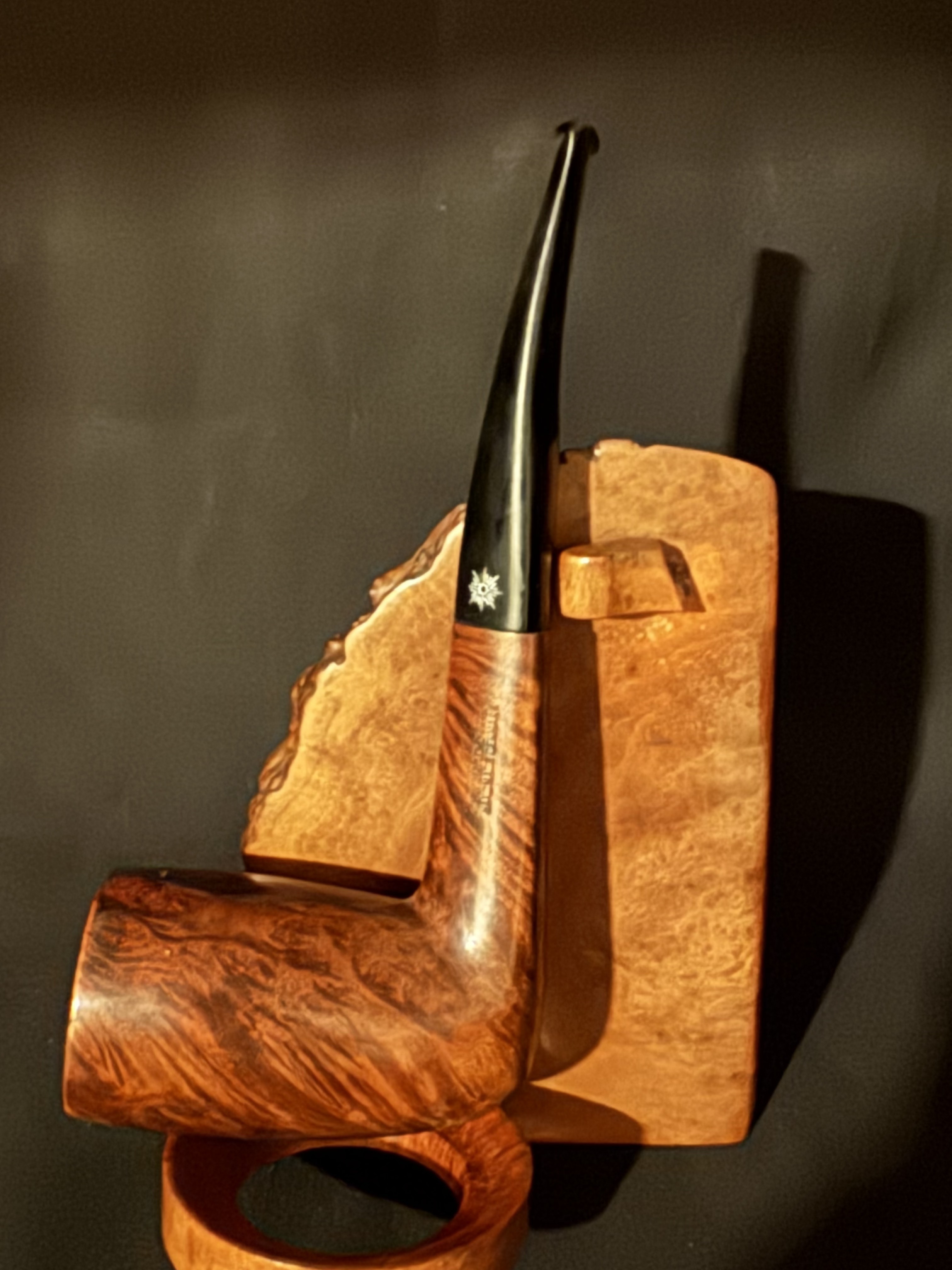 Kriswill Bernadotte 15 Smooth Straight Chimney Estate Pipe - Danish Briar 2