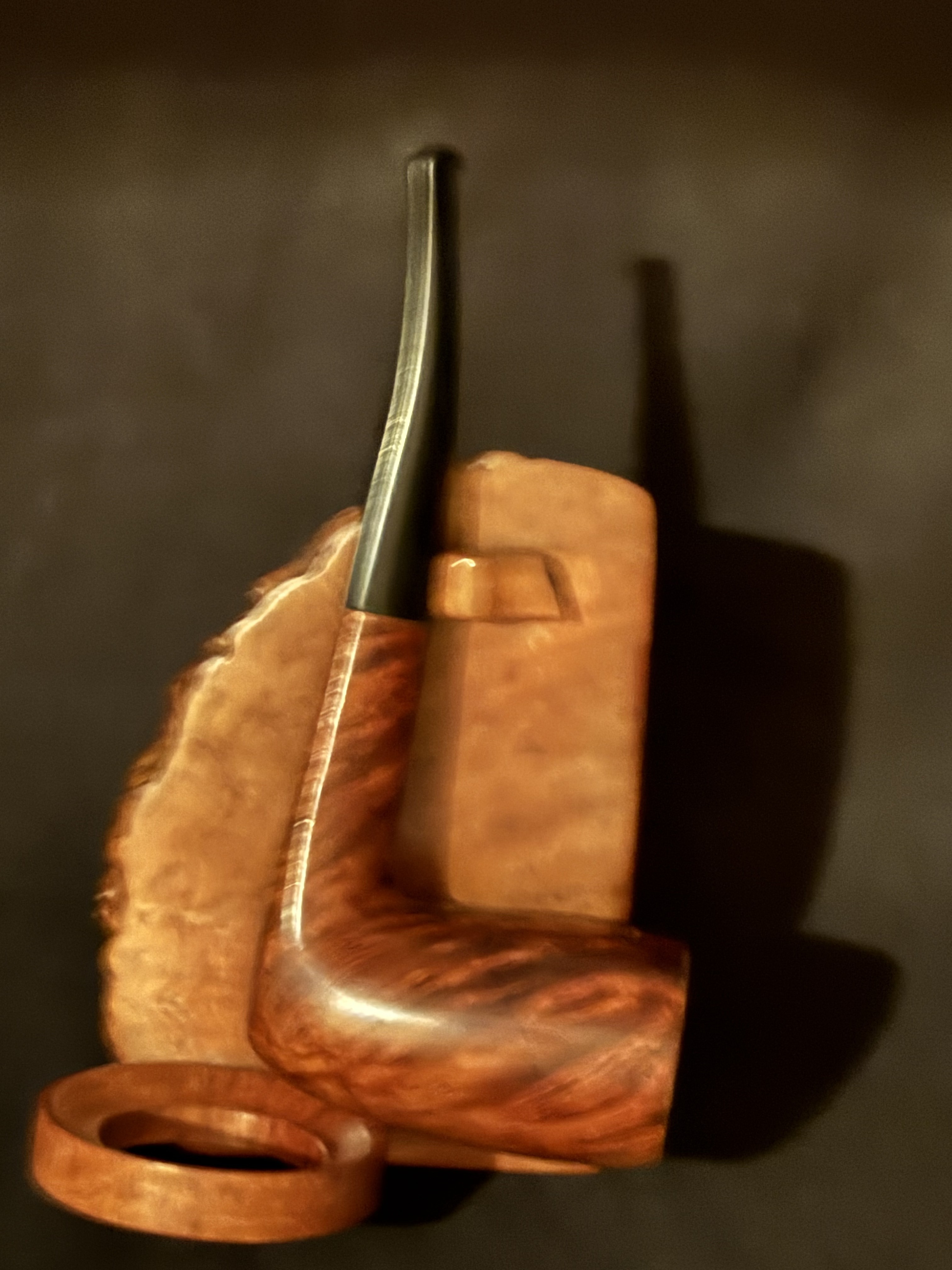 Kriswill Bernadotte 15 Smooth Straight Chimney Estate Pipe - Danish Briar