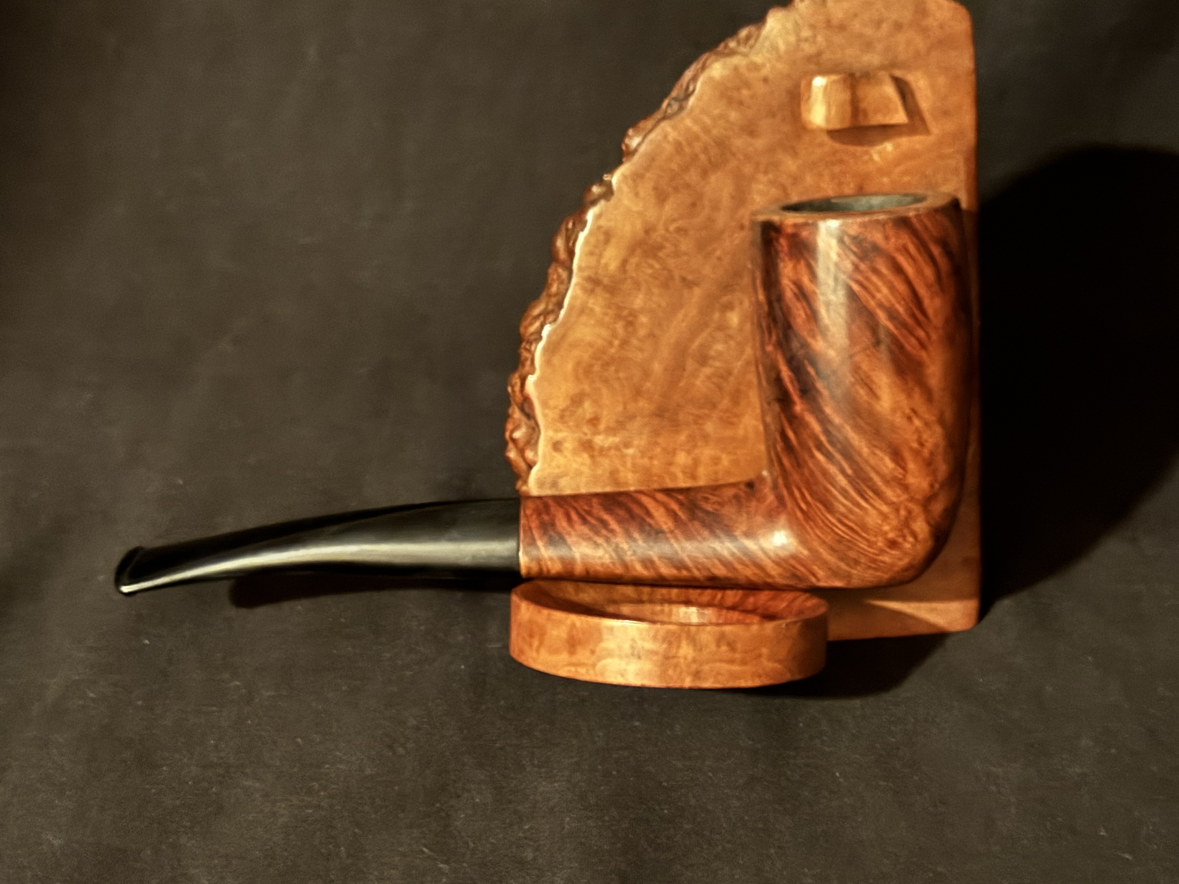 Kriswill Bernadotte 15 Smooth Straight Chimney Estate Pipe - Danish Briar 3