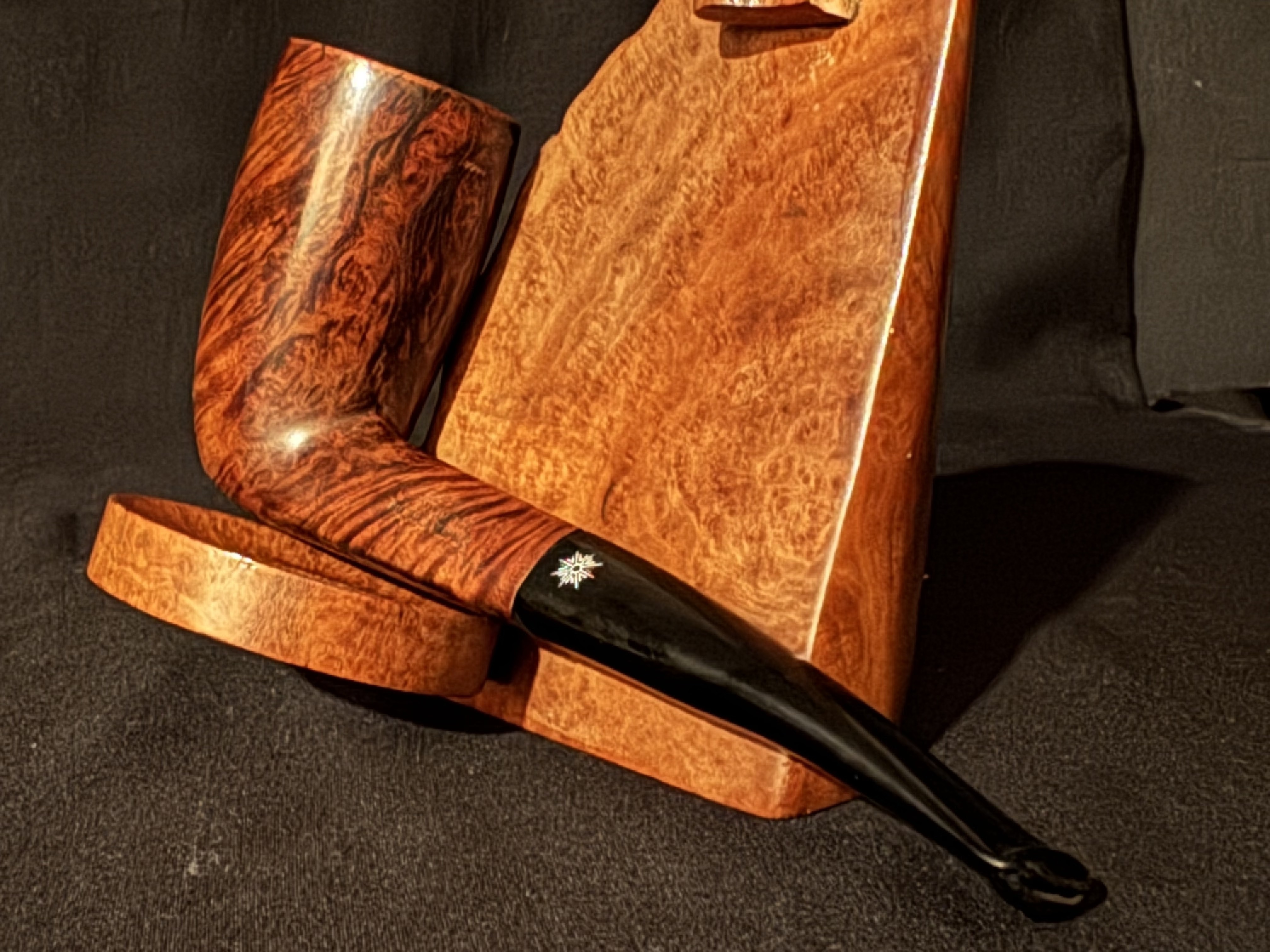 Kriswill Bernadotte 15 Smooth Straight Chimney Estate Pipe - Danish Briar 6