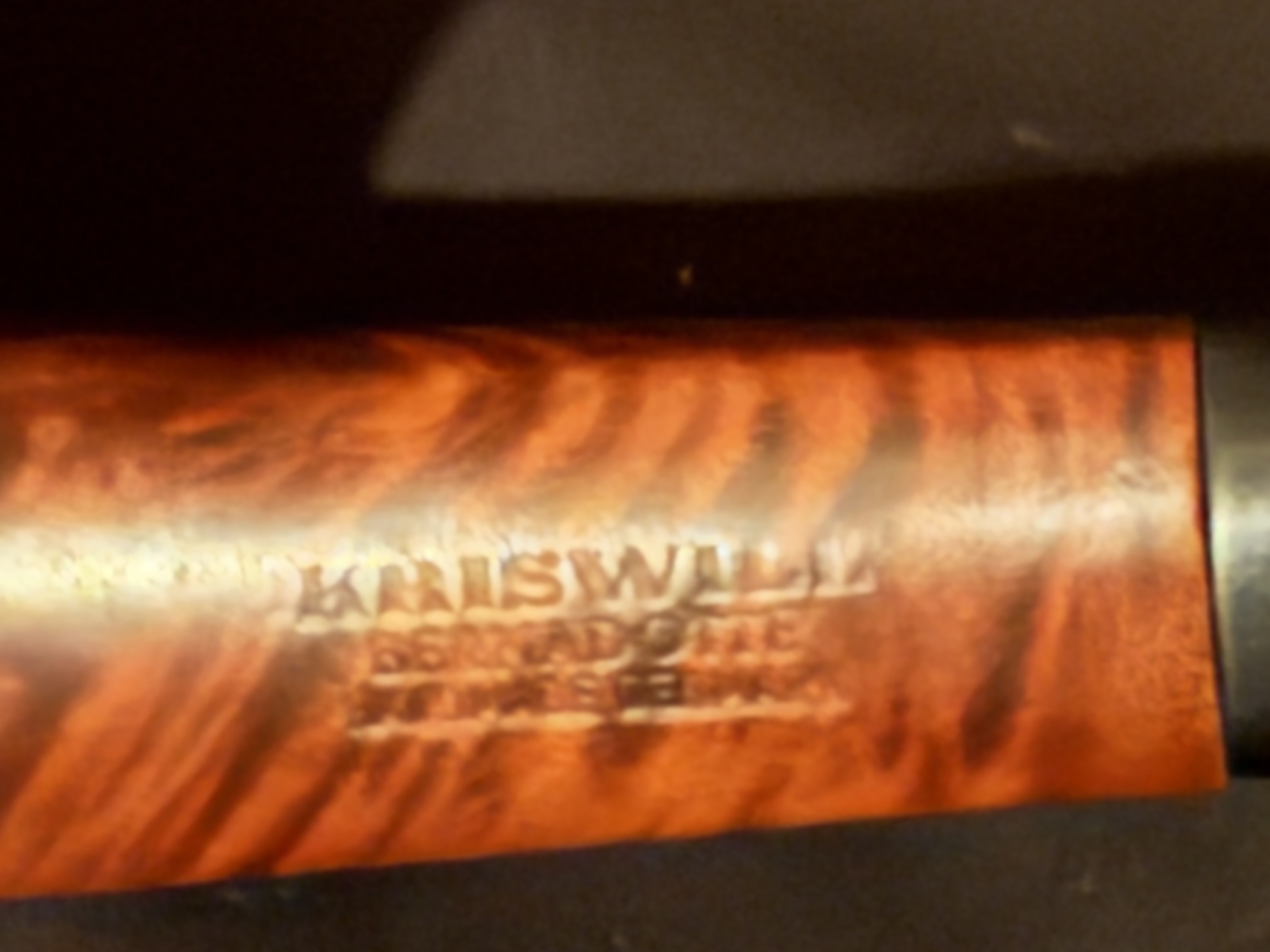 Kriswill Bernadotte 15 Smooth Straight Chimney Estate Pipe - Danish Briar 10