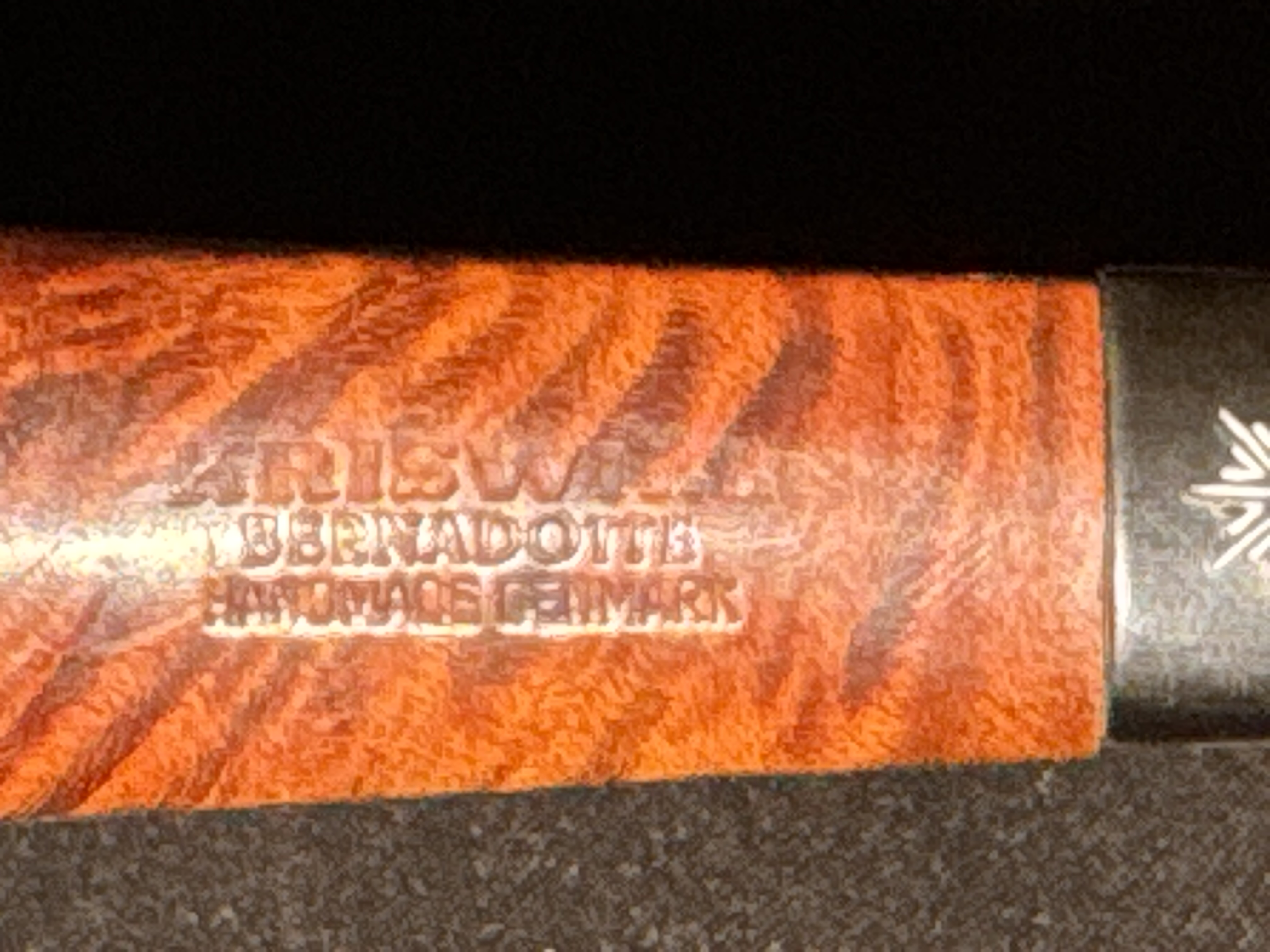 Kriswill Bernadotte 15 Smooth Straight Chimney Estate Pipe - Danish Briar 11