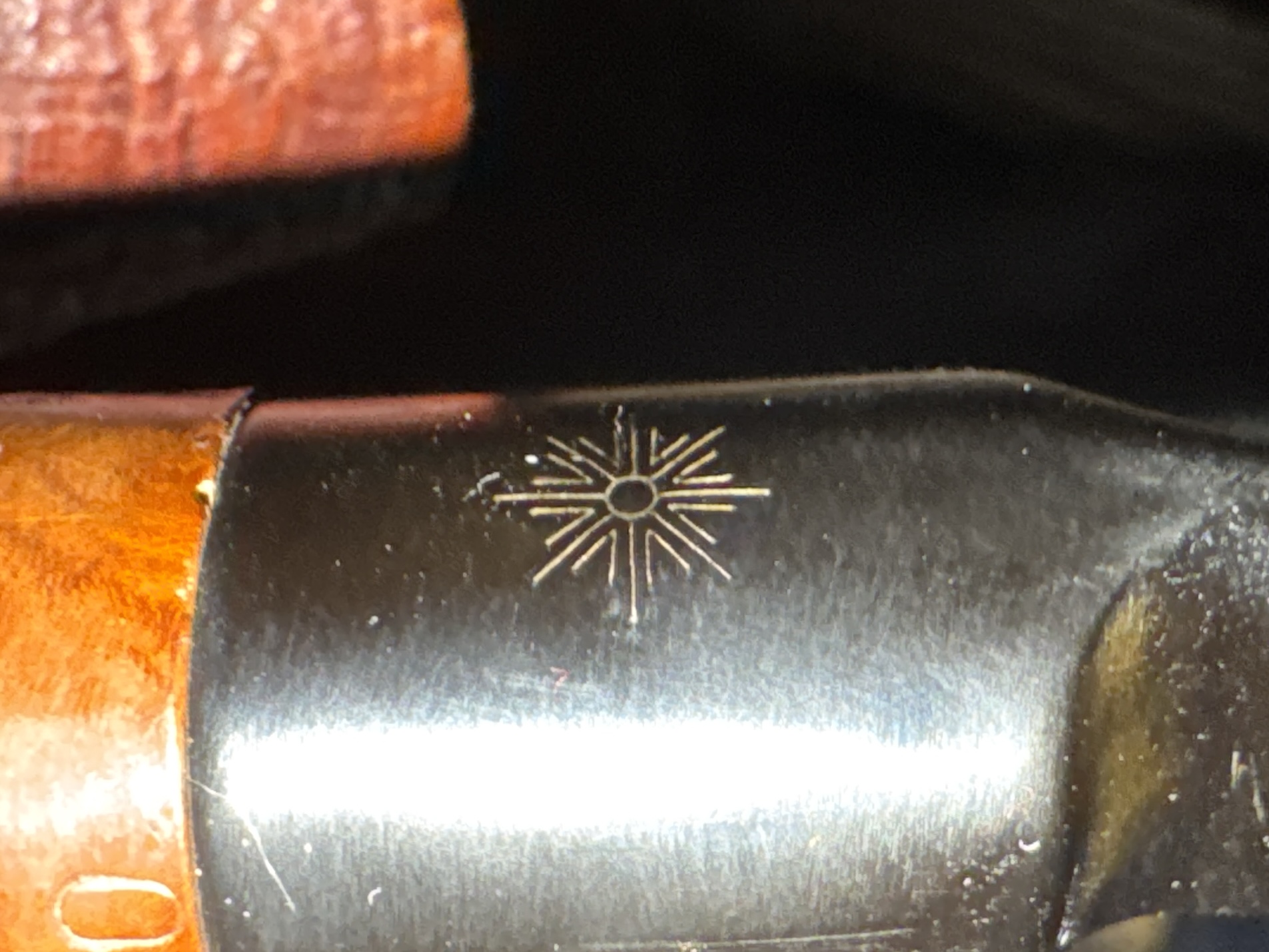 Kriswill Chief 1850 Sandblast Sitter Pipe, Bent Vulcanite Saddle Stem, Denmark 11