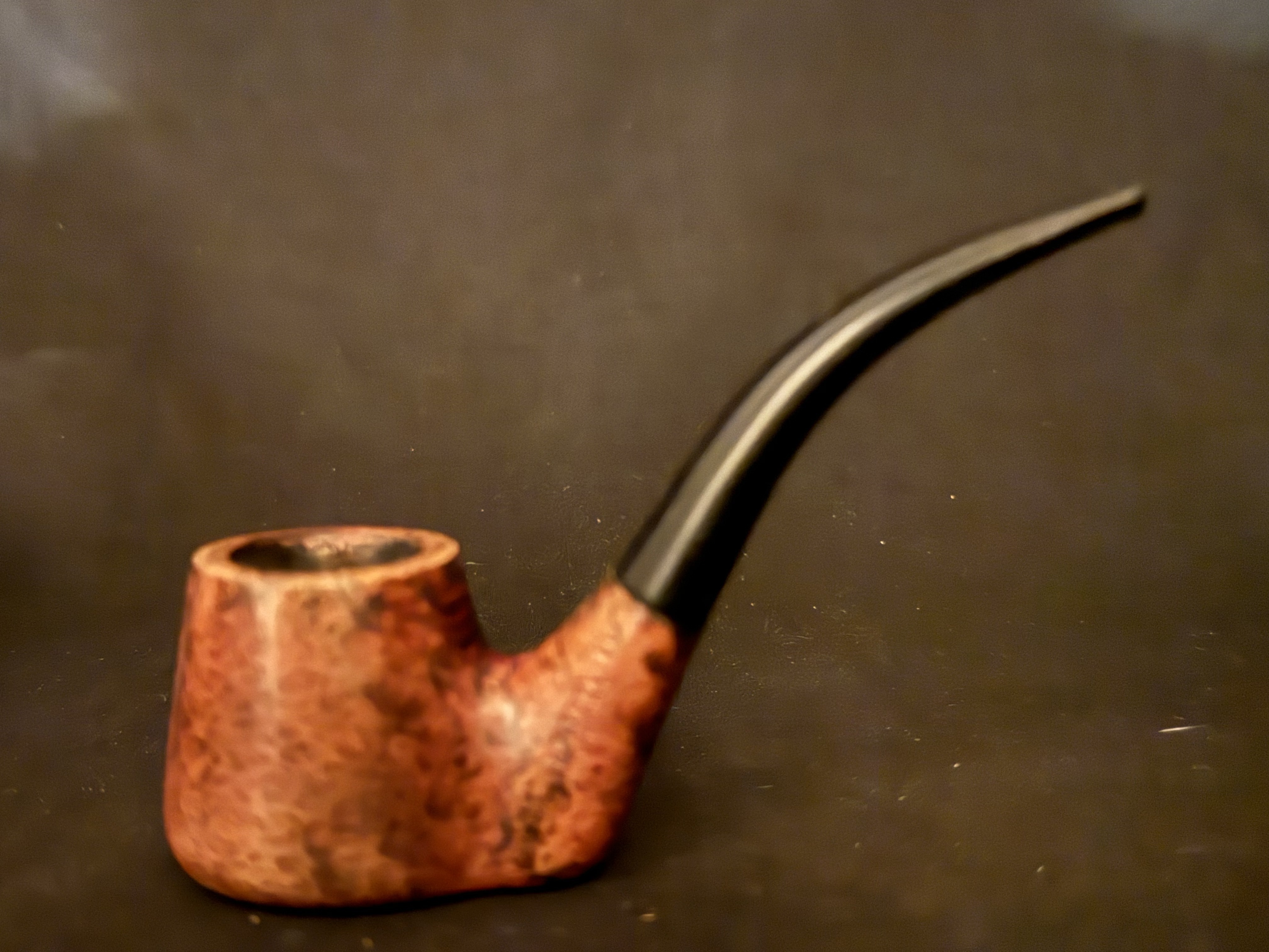 Kriswill Count Made in Denmark 385 Vest Pocket Oom Paul Volcano Sitter Smooth Vulcanite Estate Pipe 2