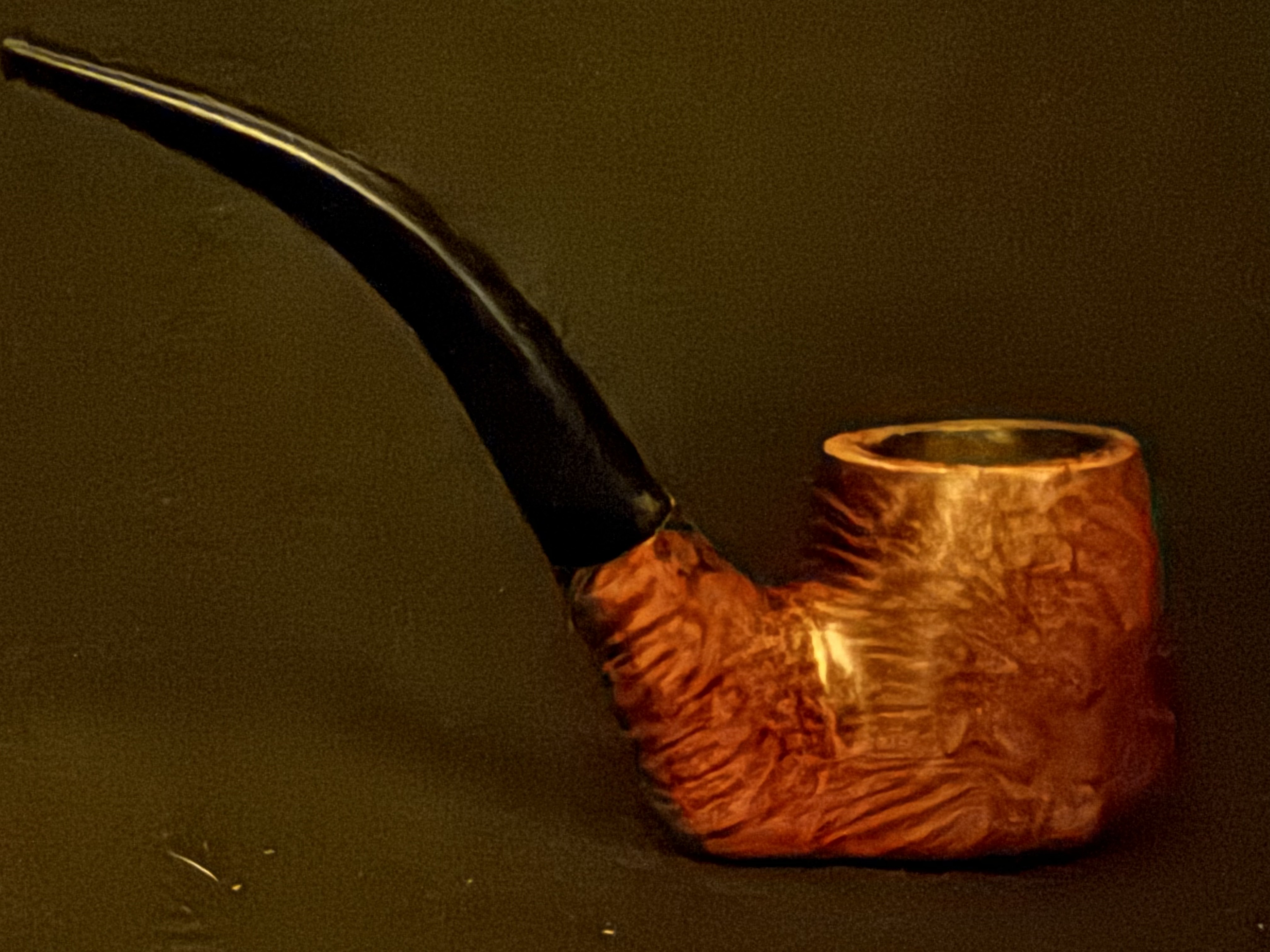 Kriswill Count Made in Denmark 385 Vest Pocket Oom Paul Volcano Sitter Smooth Vulcanite Estate Pipe 3