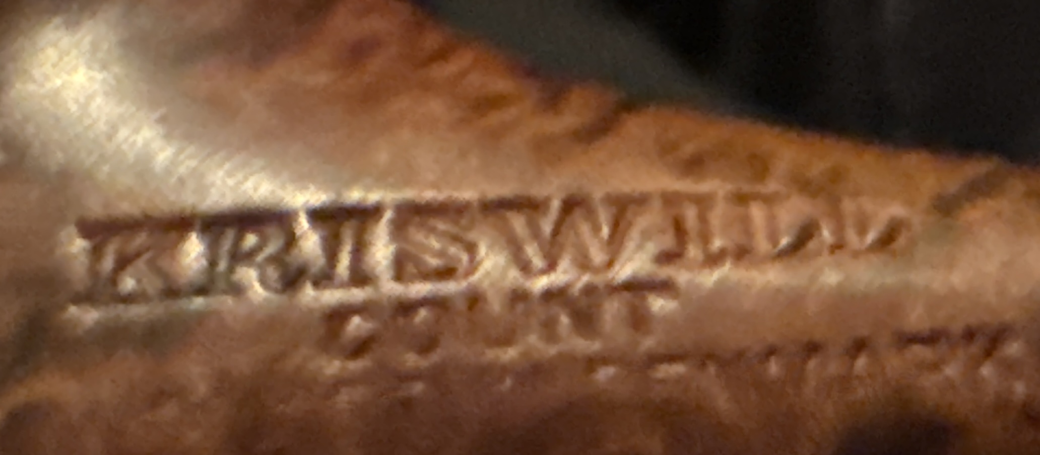 Kriswill Count Made in Denmark 385 Vest Pocket Oom Paul Volcano Sitter Smooth Vulcanite Estate Pipe 15