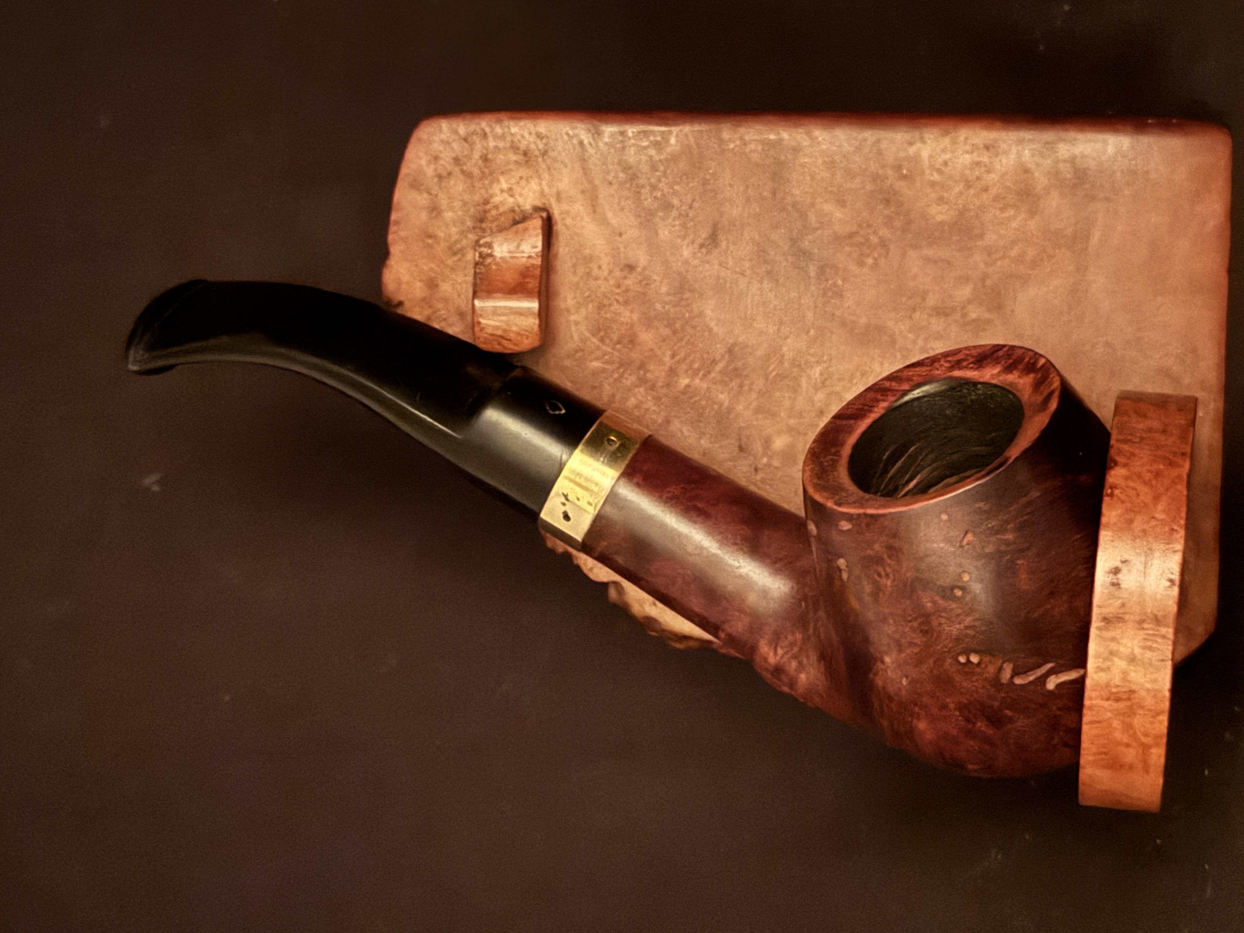 Lindstrom Bent Billiard Estate Pipe 2