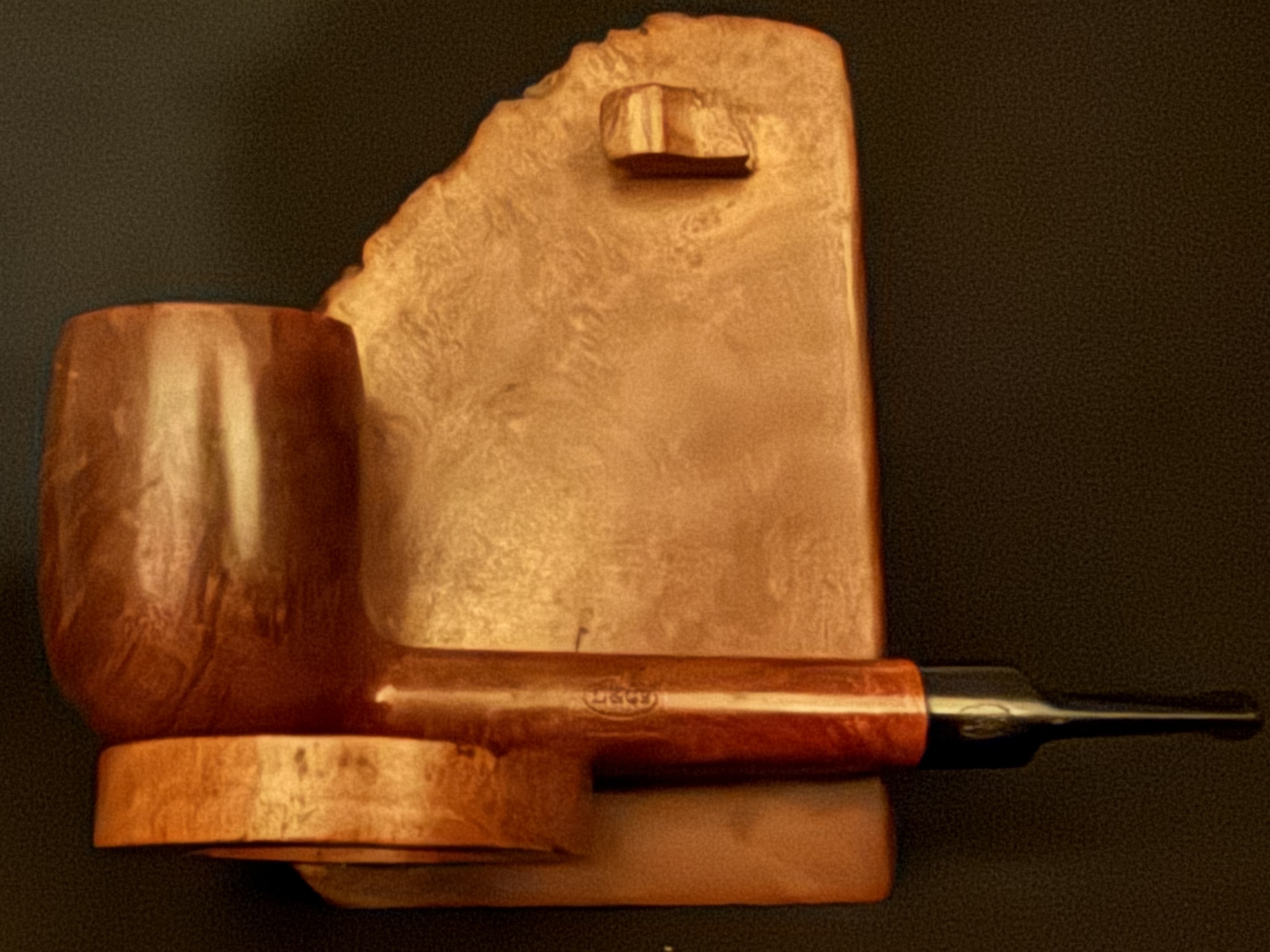 Loewe Original Inverness Smooth Lovat Estate Pipe, Vest Pocket Size, Smoked Once 4