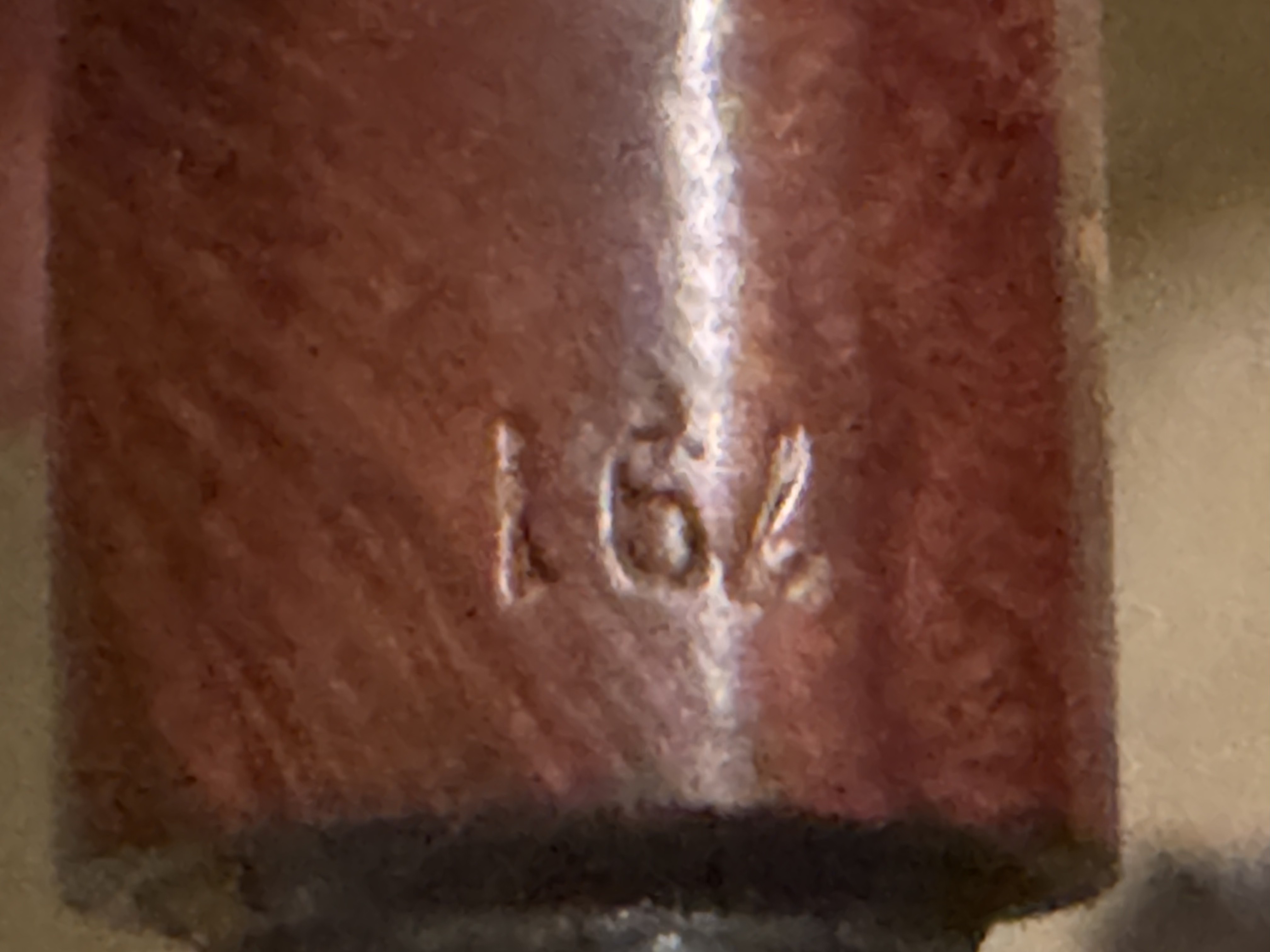 Denicotea Deluxe Krocket 791 Smooth Long Straight Pot Estate Pipe - Vulcanite Fishtail Stem, 9mm Filter 2