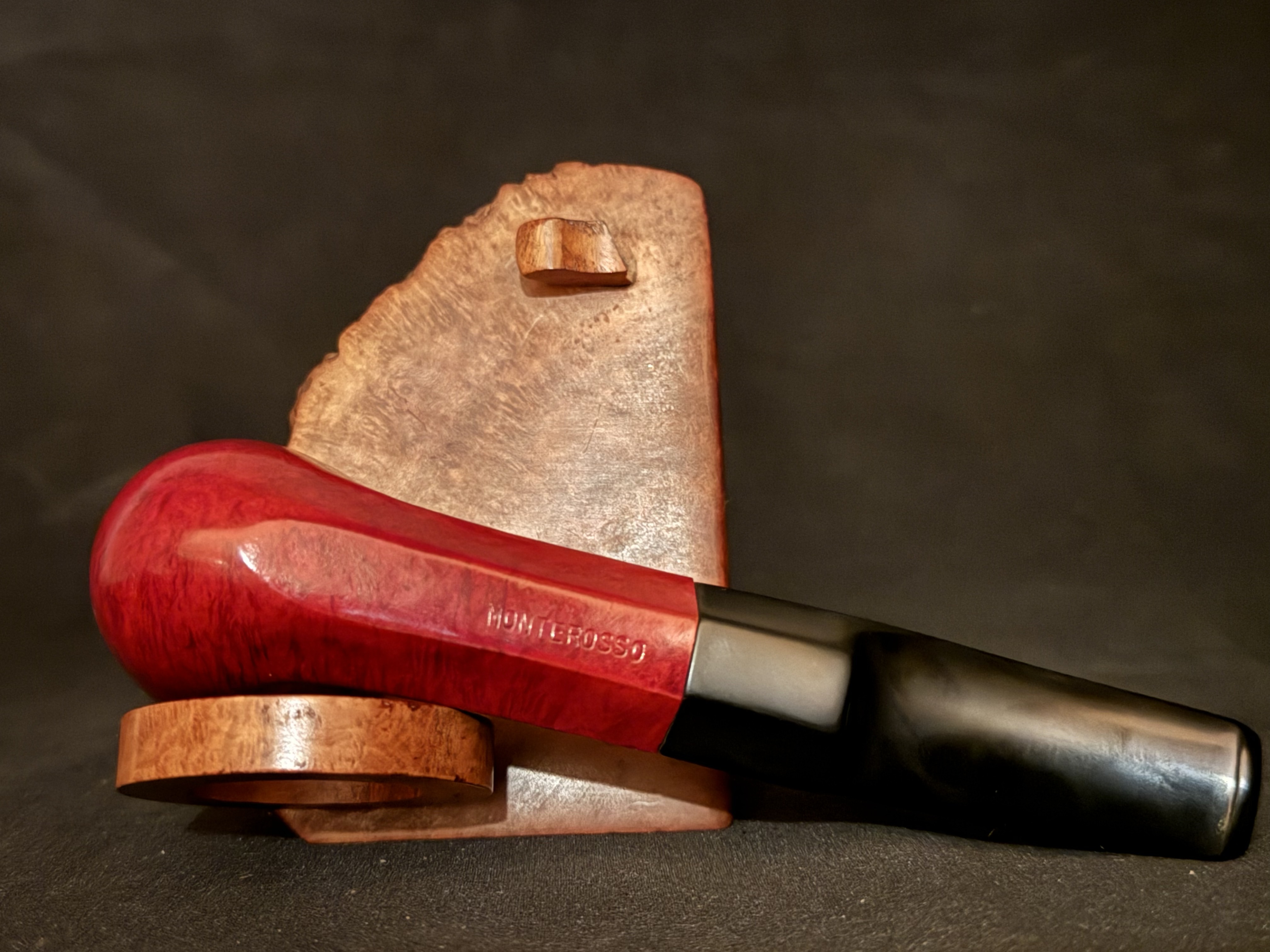 Spitfire by Lorenzo Monterosso Smooth Red Dublin Estate Pipe, 9mm Filter 7