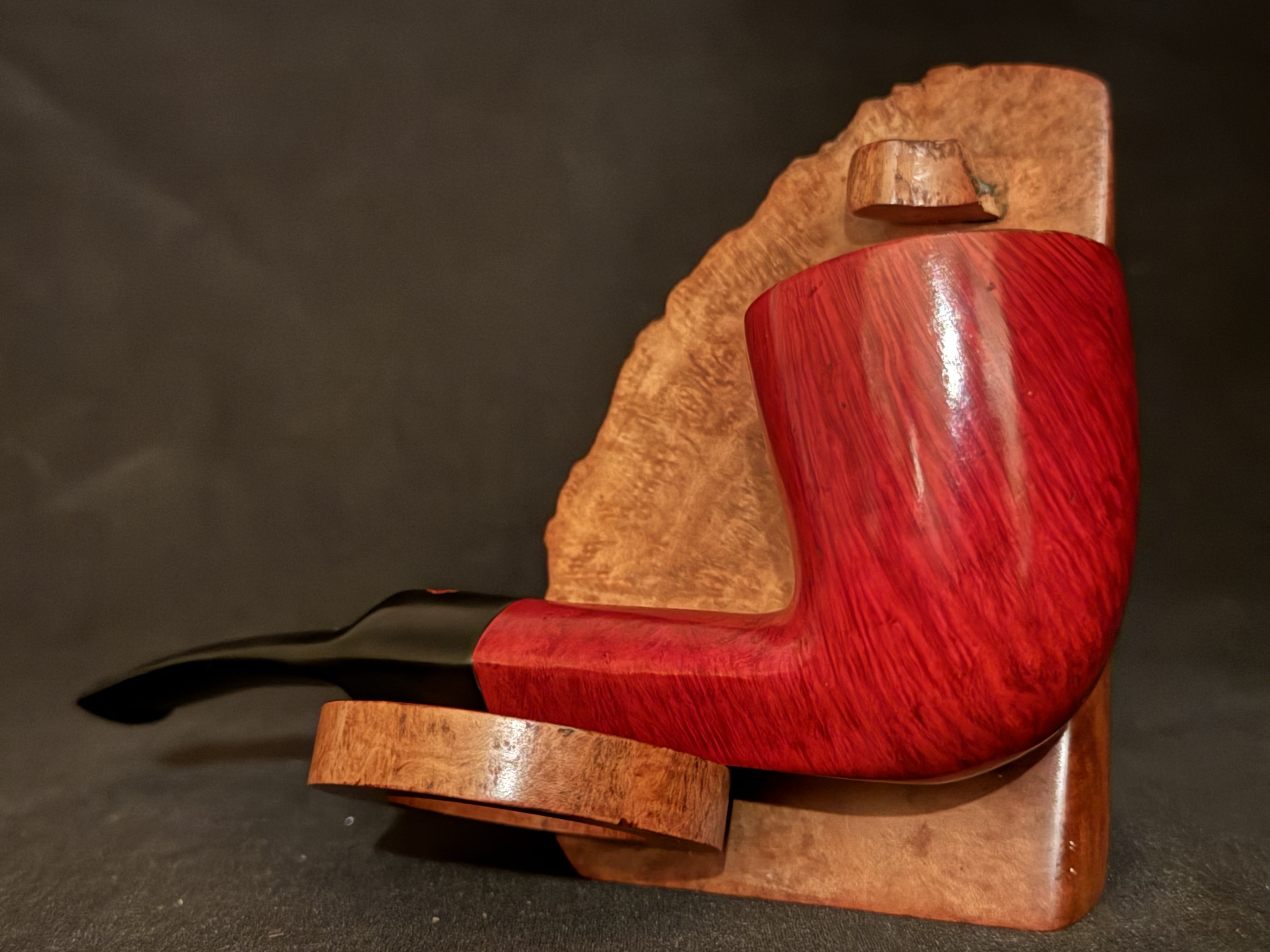Spitfire by Lorenzo Monterosso Smooth Red Dublin Estate Pipe, 9mm Filter 8