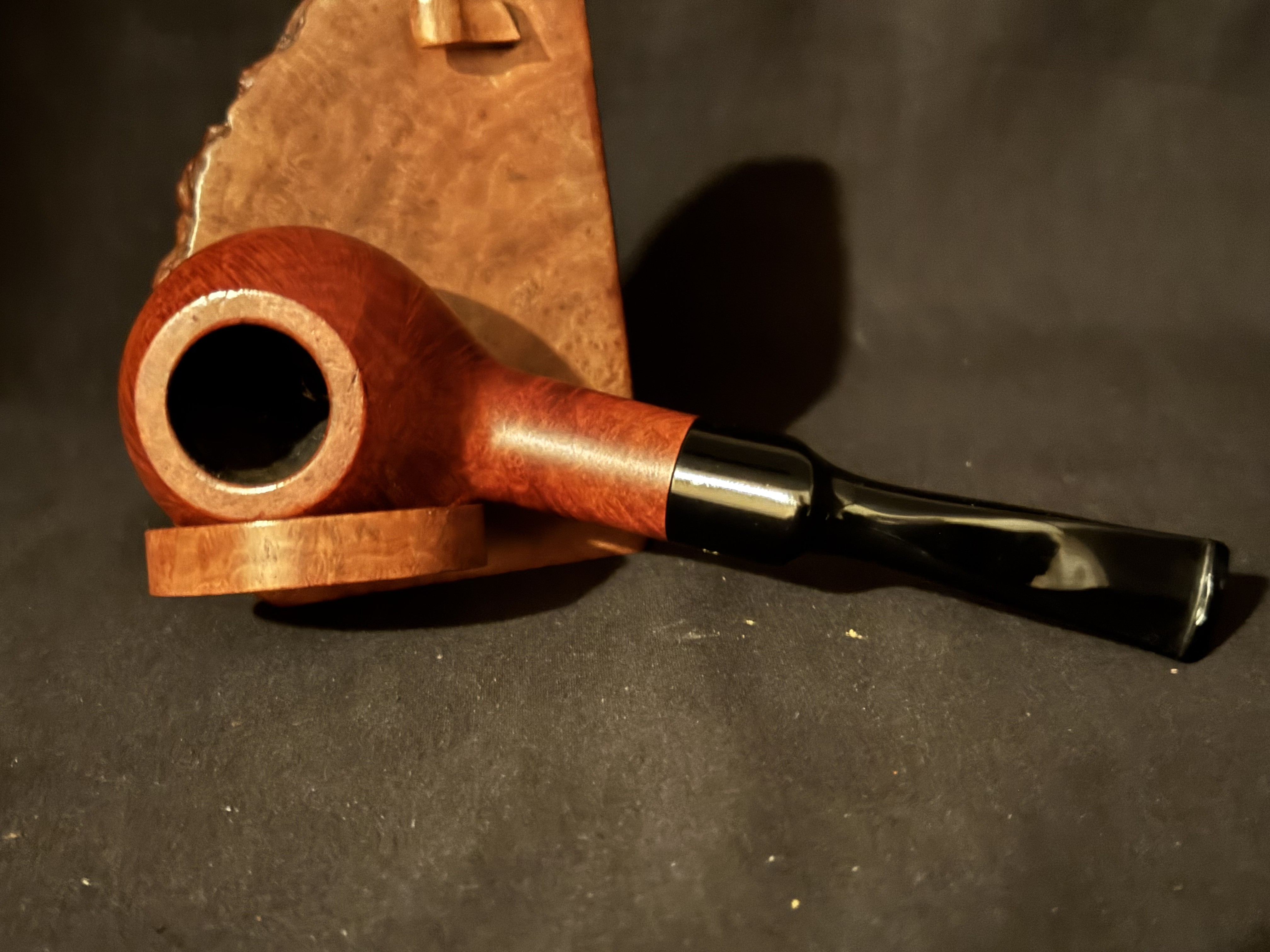 Machiavelli Bonzai Smooth Bent Apple Estate Pipe, Acrylic Saddle Stem 5