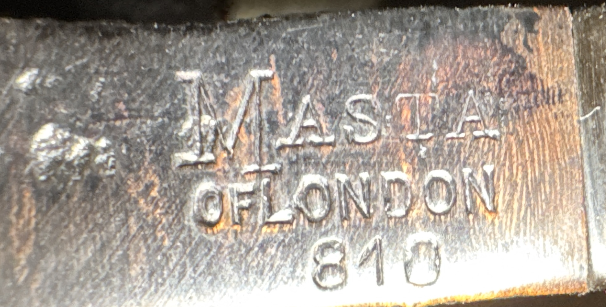 Masta of London 810 Bent Billiard Estate Pipe 11