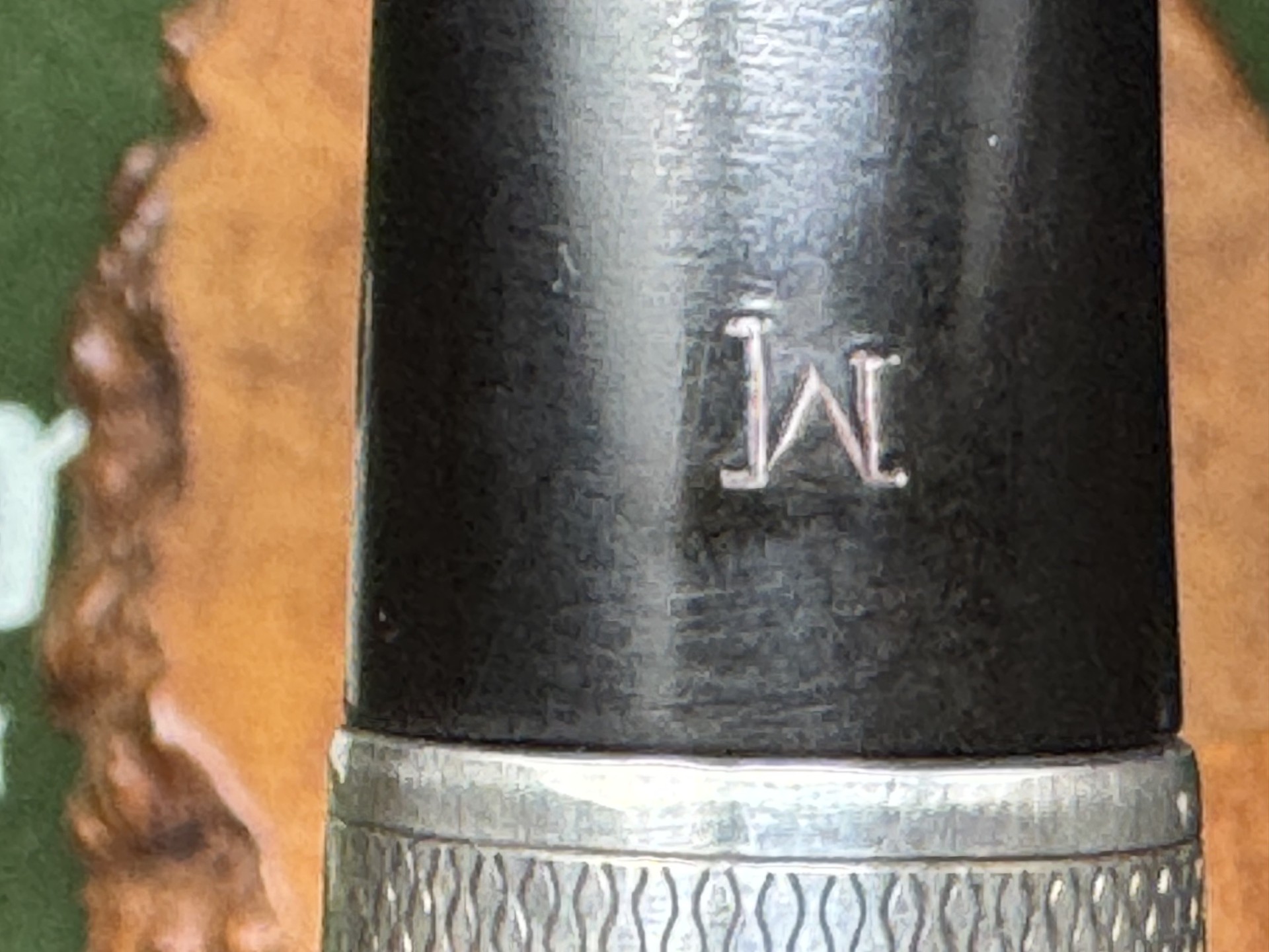 Masta of London Black Sandblast Bent Billiard Estate Pipe, Dunhill-Family Brand, Very Good Condition 4