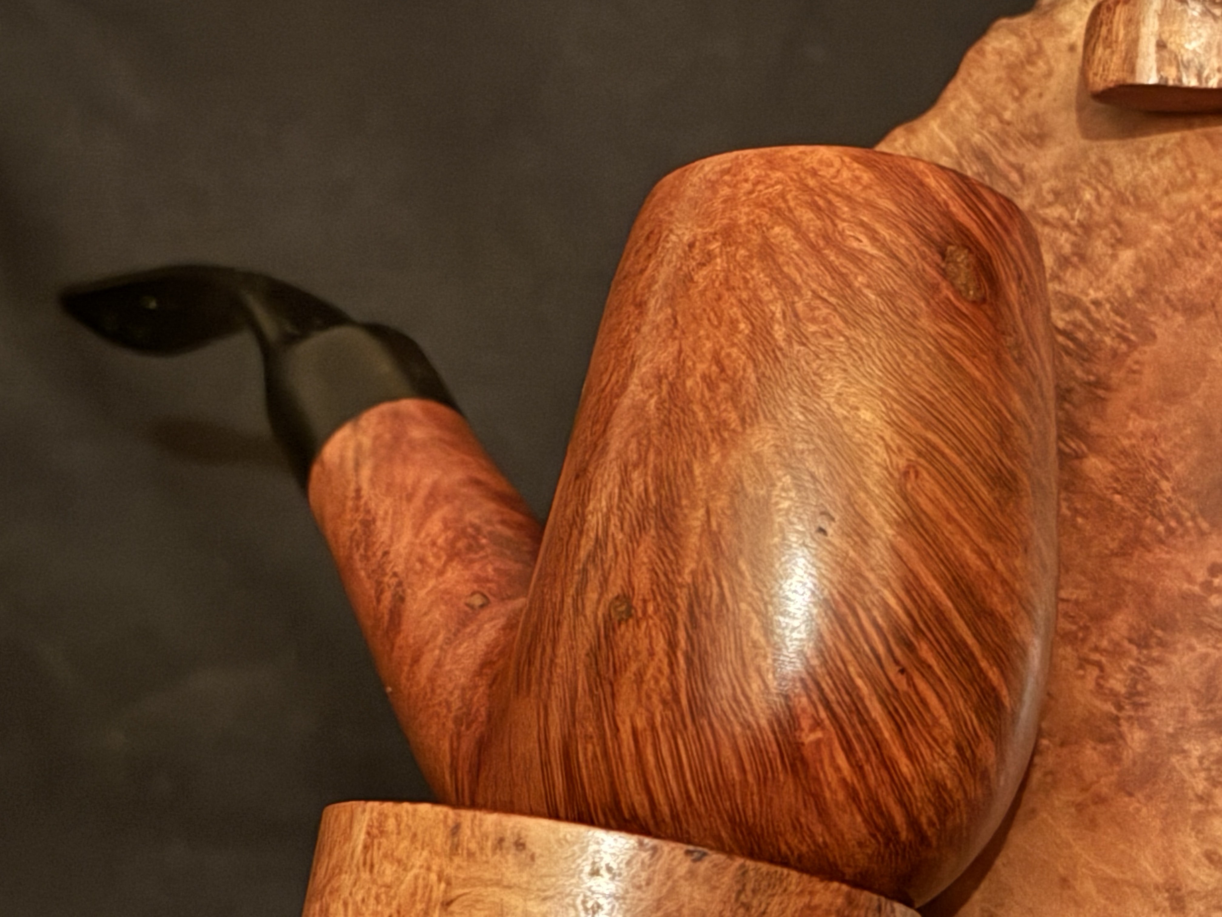 Masta 189S Large Smooth Bent Billiard Estate Pipe, 9mm Filter, Vulcanite Saddle Stem, Fishtail Bit, Made in London England 7